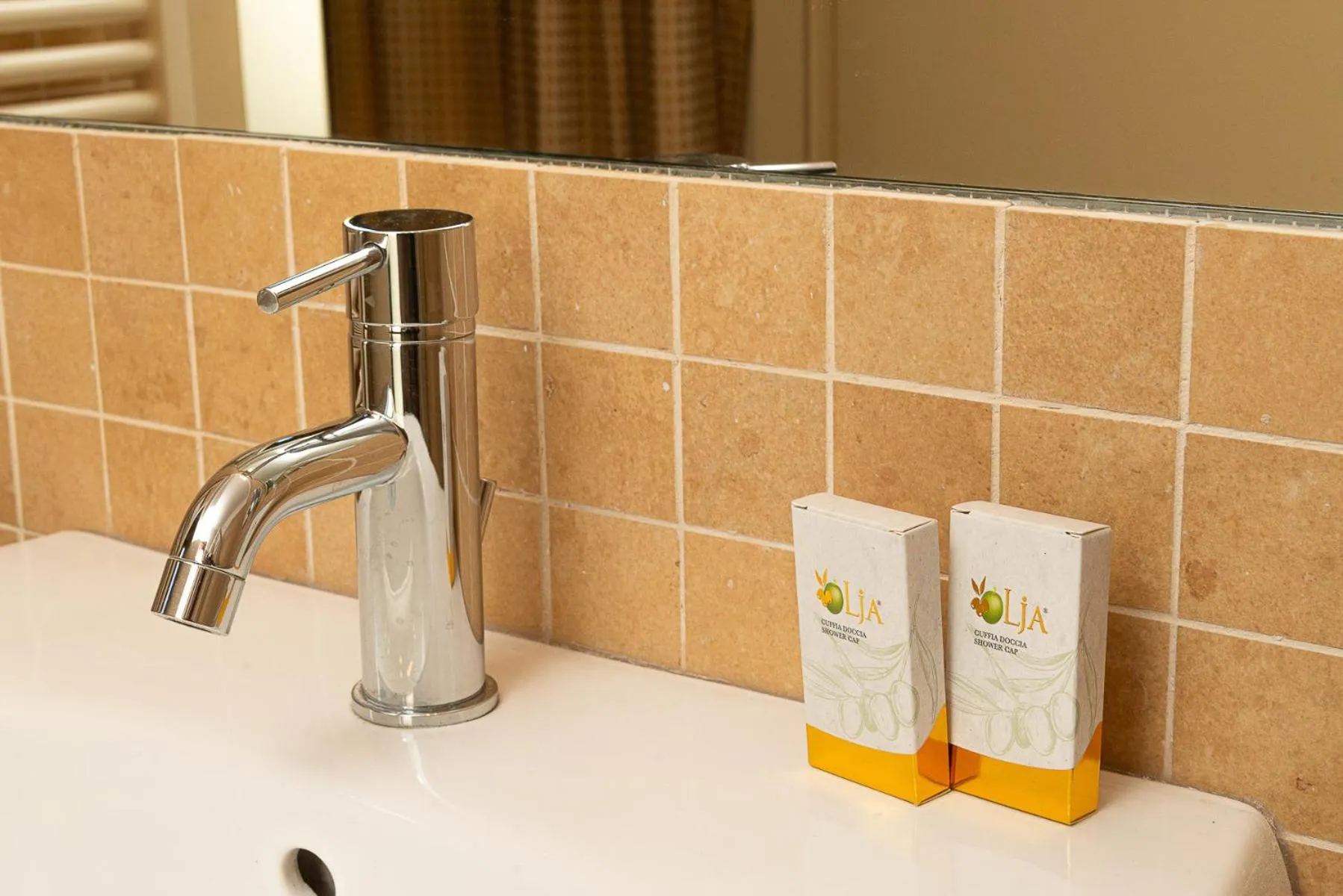 Bathroom in La Rocca Relais