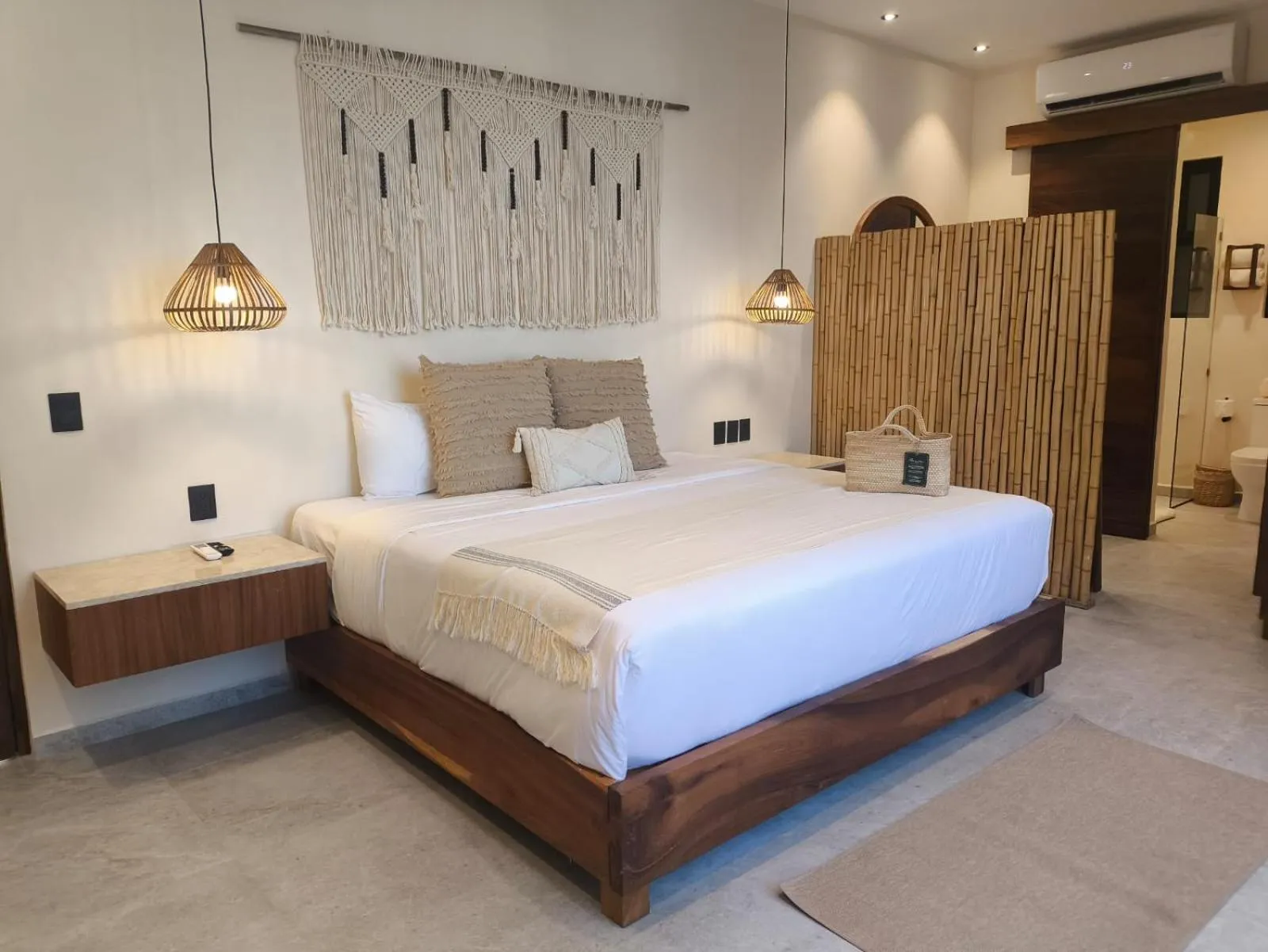 Bed in Ana y Jose Holbox Hotel & Beach Club