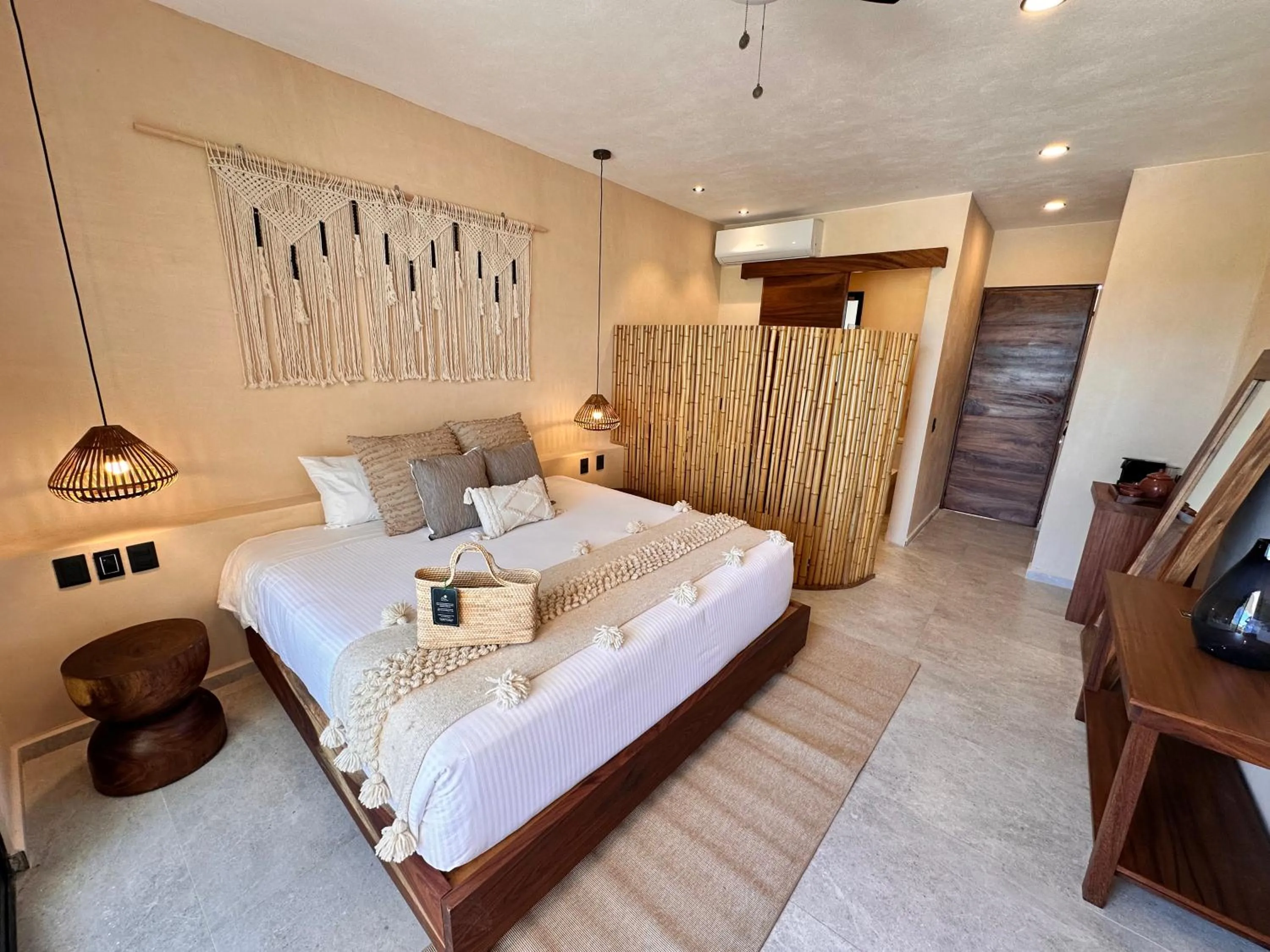 Bed in Ana y Jose Holbox Hotel & Beach Club