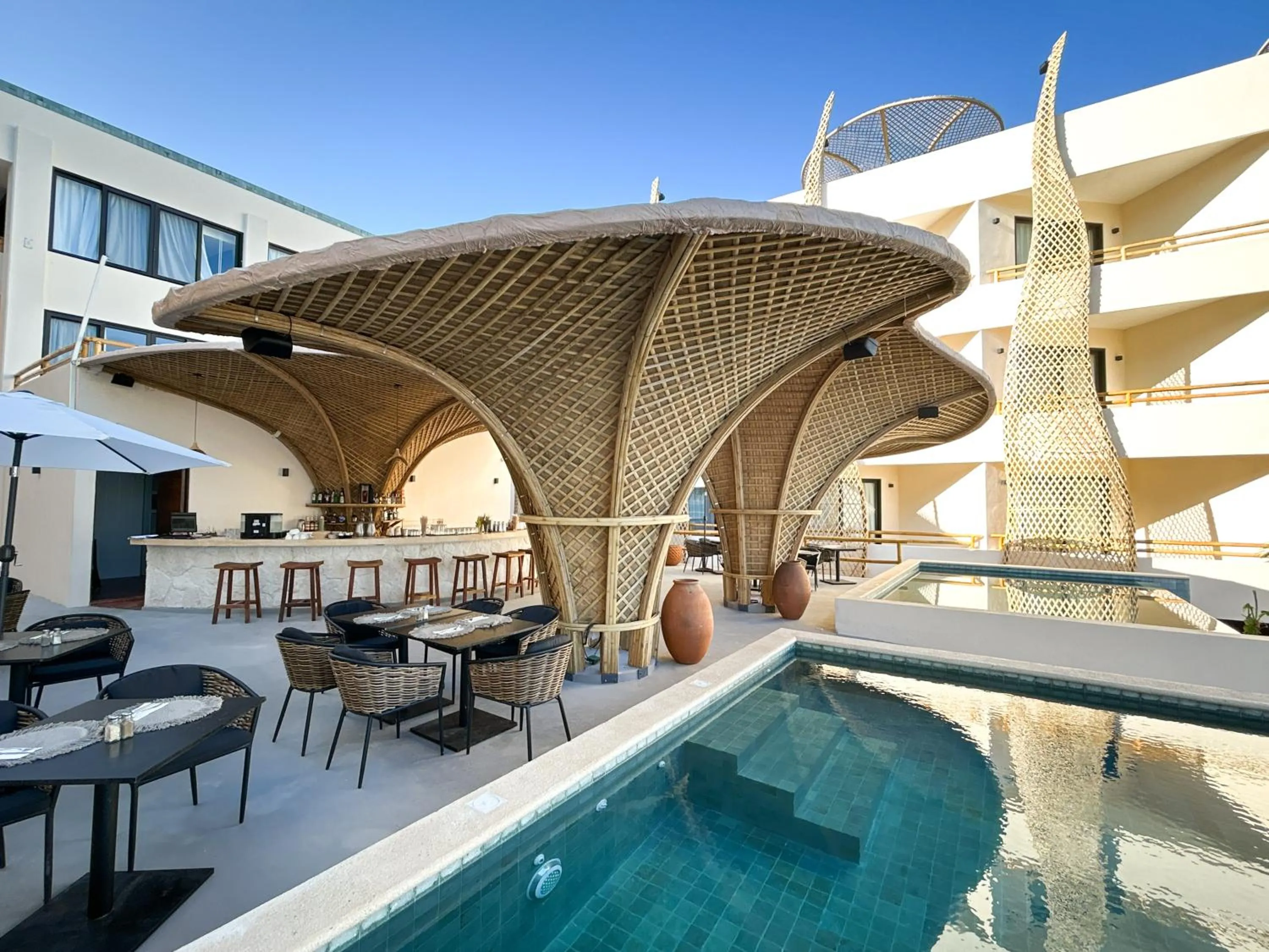 Swimming pool in Ana y Jose Holbox Hotel & Beach Club