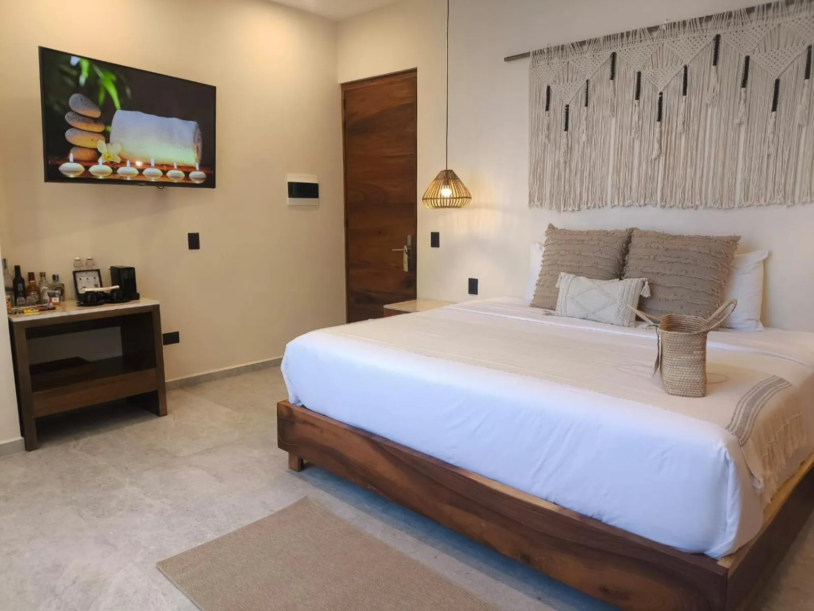 Bed in Ana y Jose Holbox Hotel & Beach Club