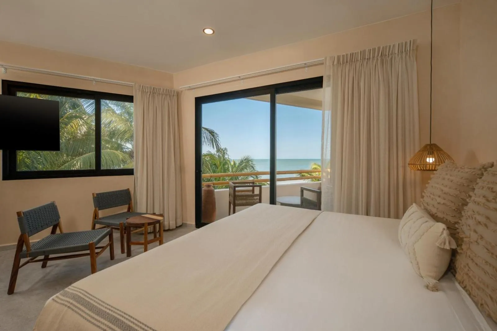 Bed in Ana y Jose Holbox Hotel & Beach Club