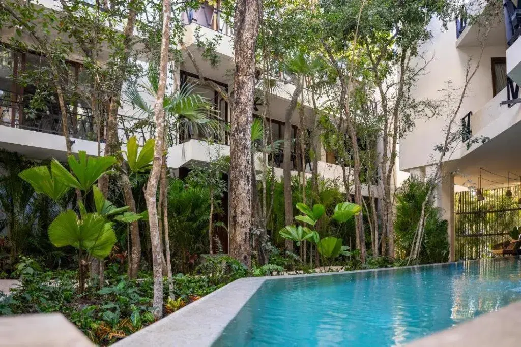 Garden view in K'uyen Boutique Hotel Garden view in K'uyen Boutique Hotel