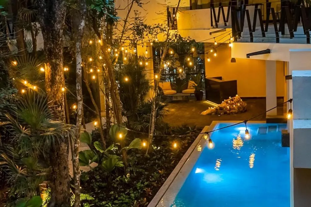 Garden view in K'uyen Boutique Hotel