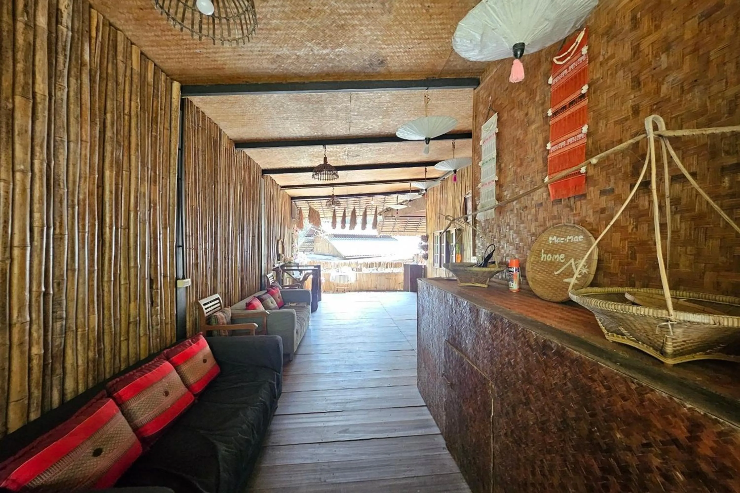 Seating area in Mae Mae Home