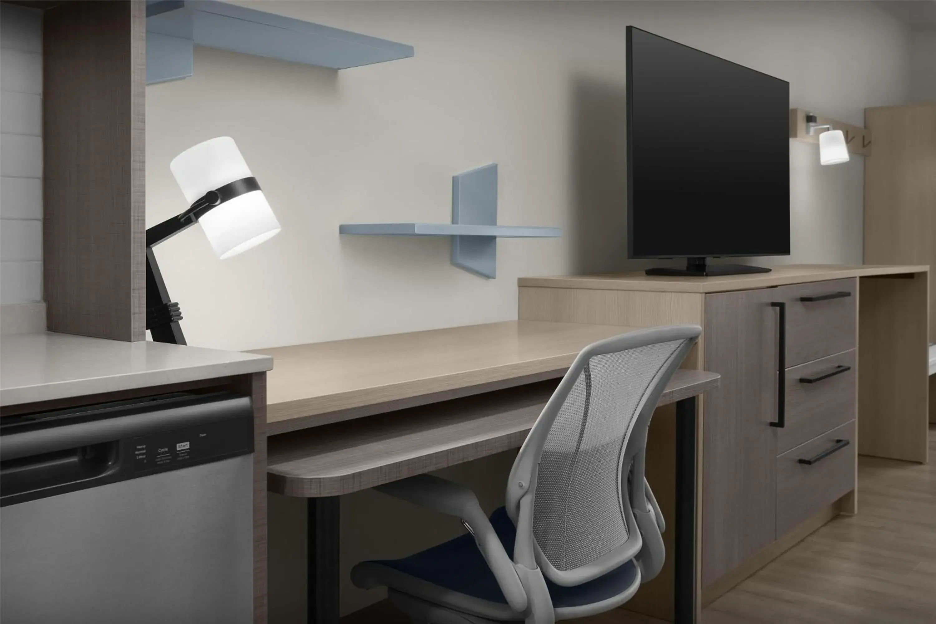 Bedroom in Home2 Suites By Hilton Sevierville Bedroom in Home2 Suites By Hilton Sevierville