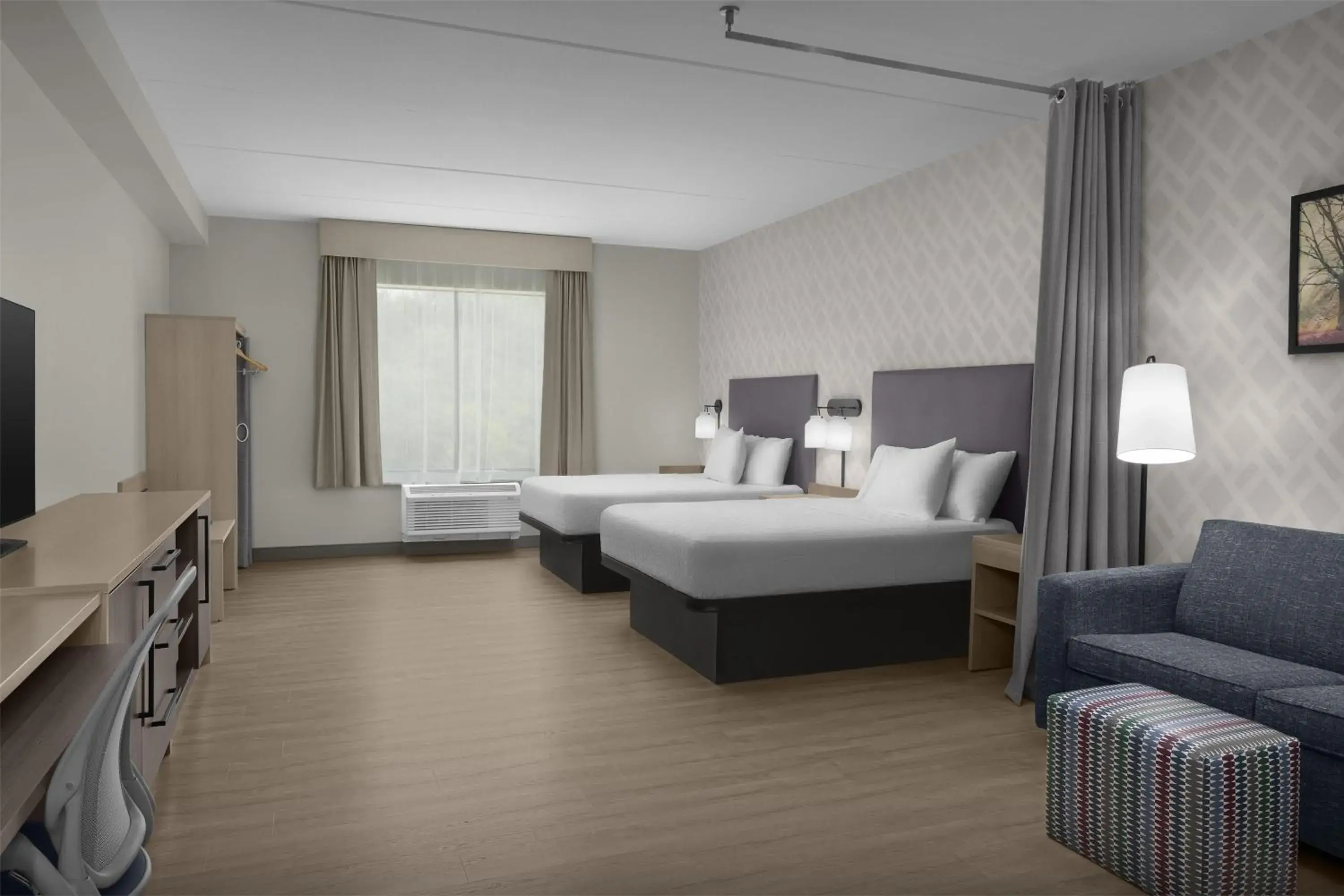 Living room, Bed in Home2 Suites By Hilton Sevierville Living room, Bed in Home2 Suites By Hilton Sevierville