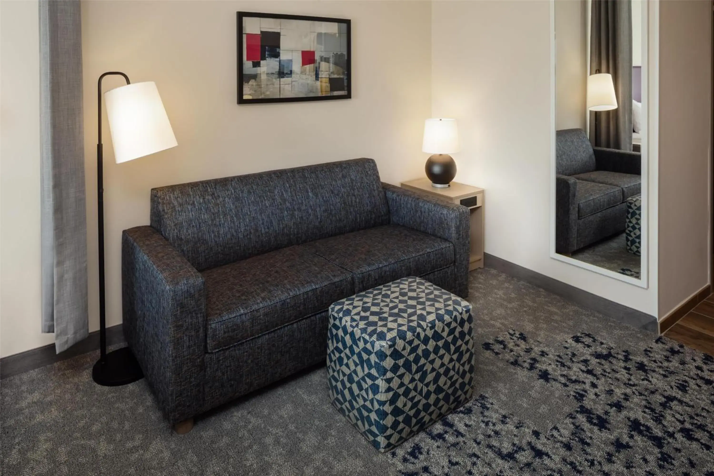 Living room in Home2 Suites By Hilton Clearwater St. Petersburg Ulmerton Rd Living room in Home2 Suites By Hilton Clearwater St. Petersburg Ulmerton Rd