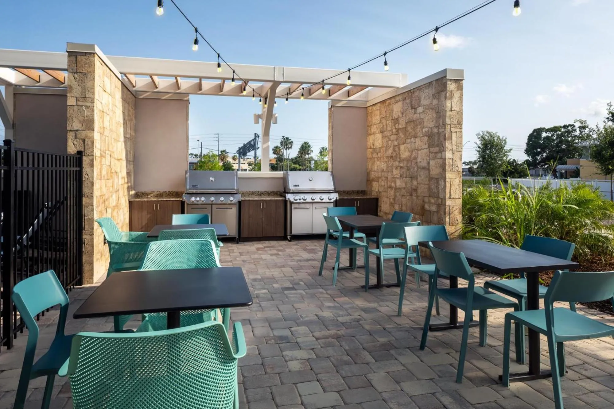 Patio in Home2 Suites By Hilton Clearwater St. Petersburg Ulmerton Rd