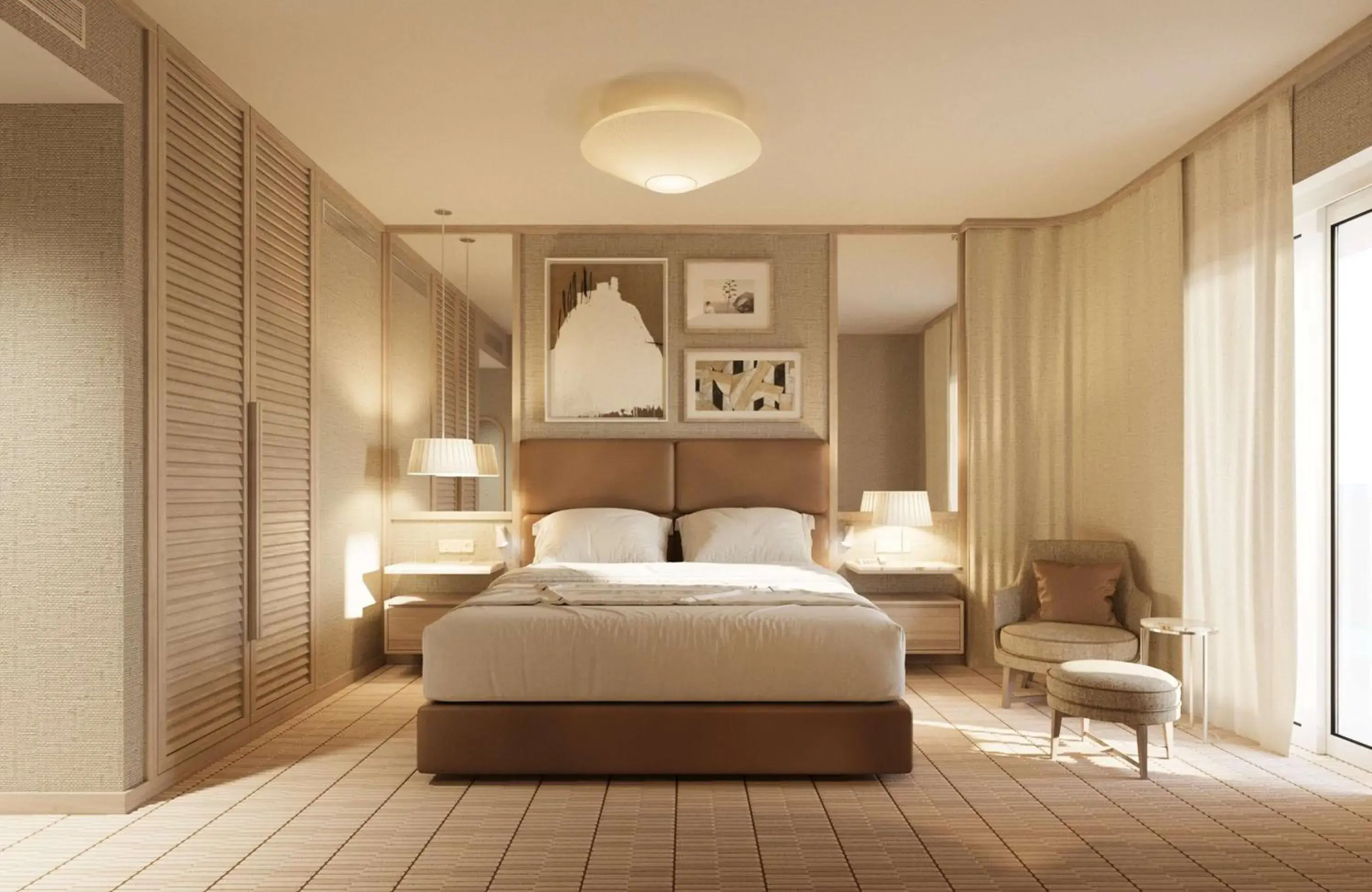 Bed in Hotel Preko Ugljan Island, Curio Collection By Hilton Bed in Hotel Preko Ugljan Island, Curio Collection By Hilton