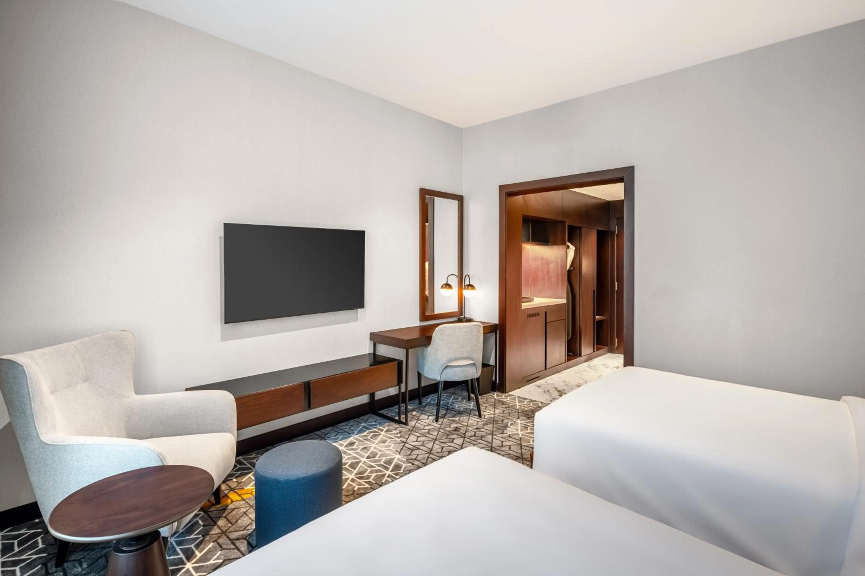 Living room, Bed in Four Points by Sheraton Jeddah King Fahd Road