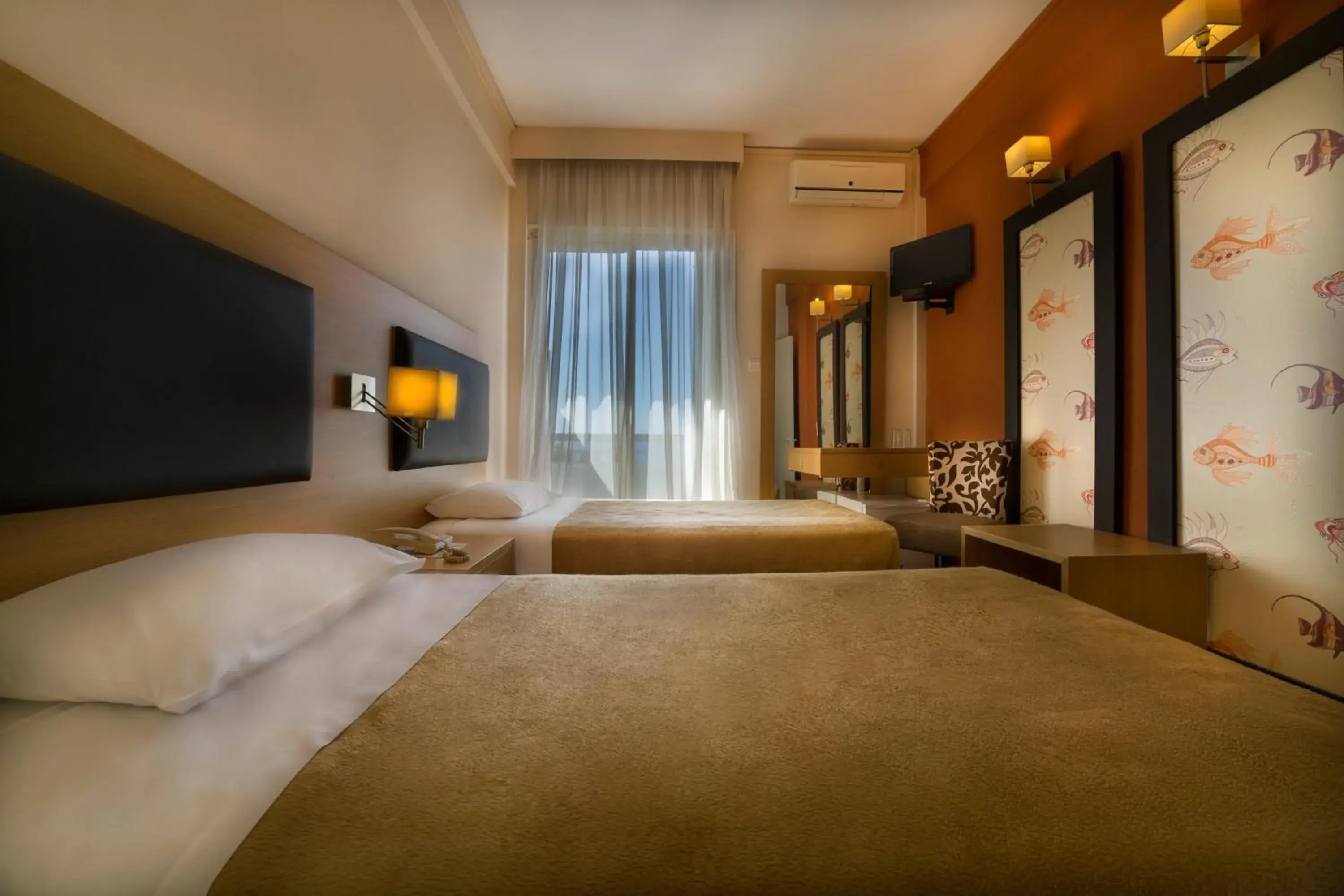 Photo of the whole room, Bed in Delfini Hotel Photo of the whole room, Bed in Delfini Hotel