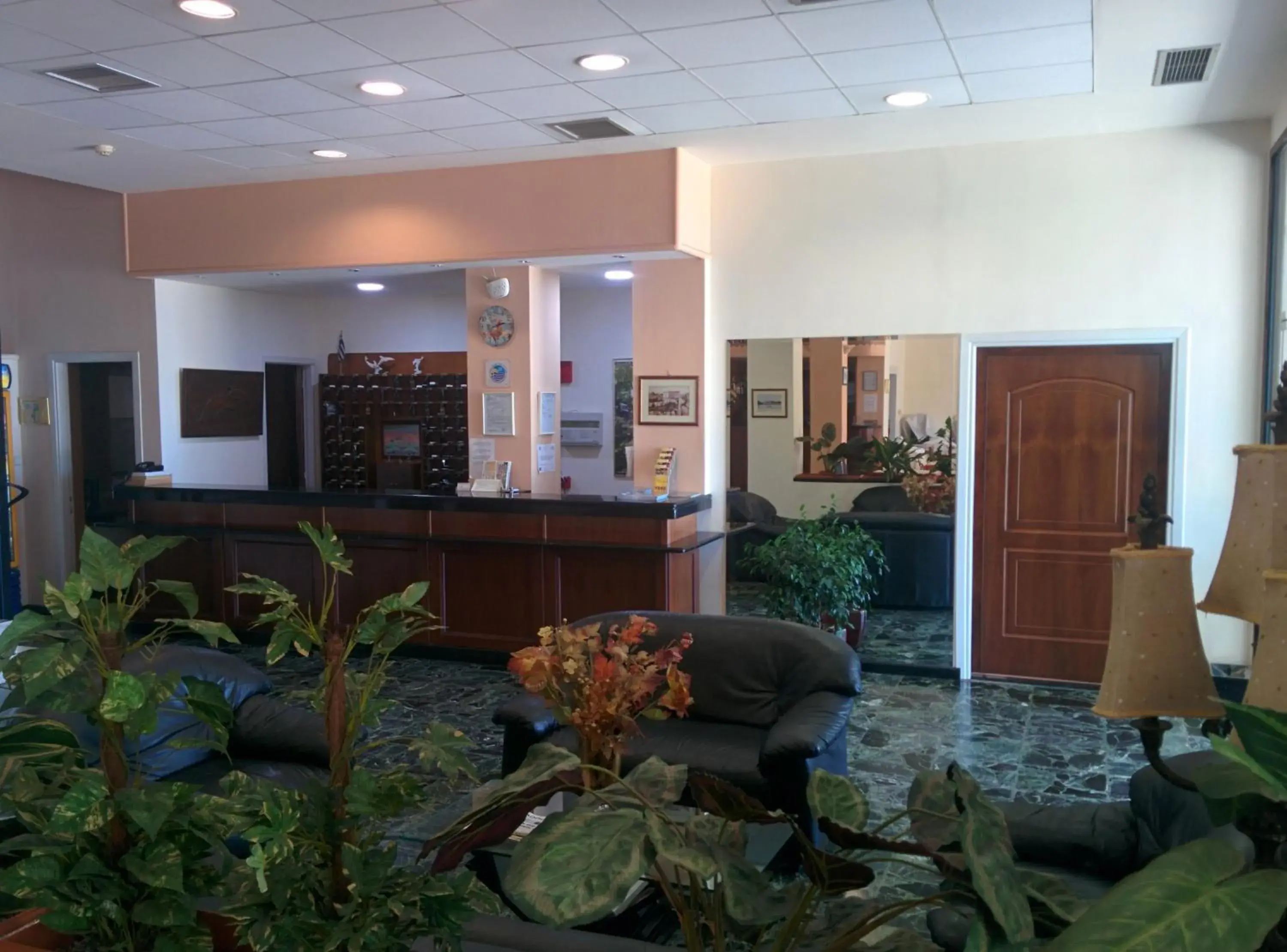 Facade/entrance in Delfini Hotel Facade/entrance in Delfini Hotel