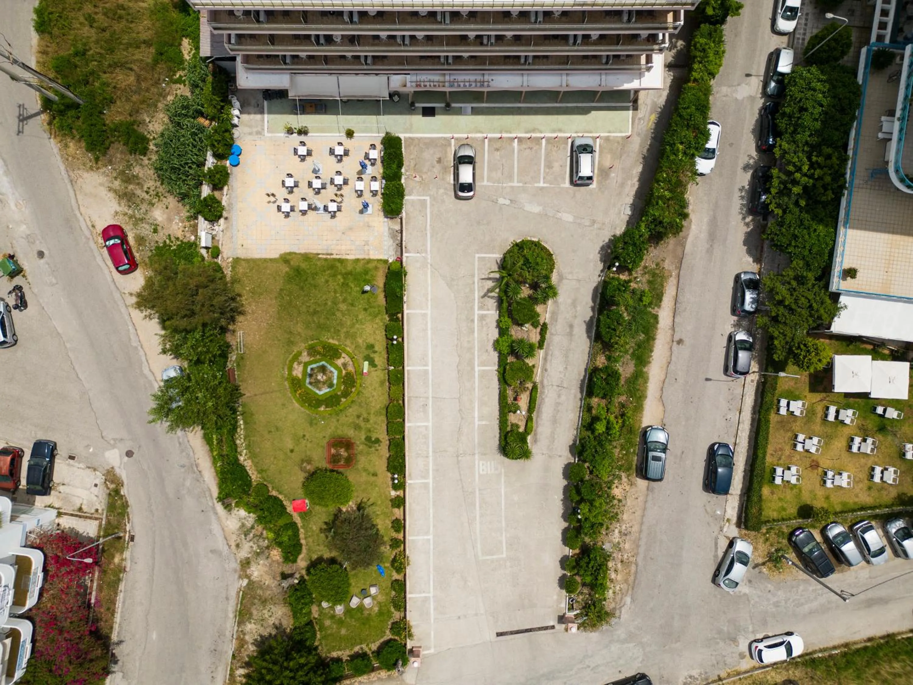 Bird's eye view in Delfini Hotel