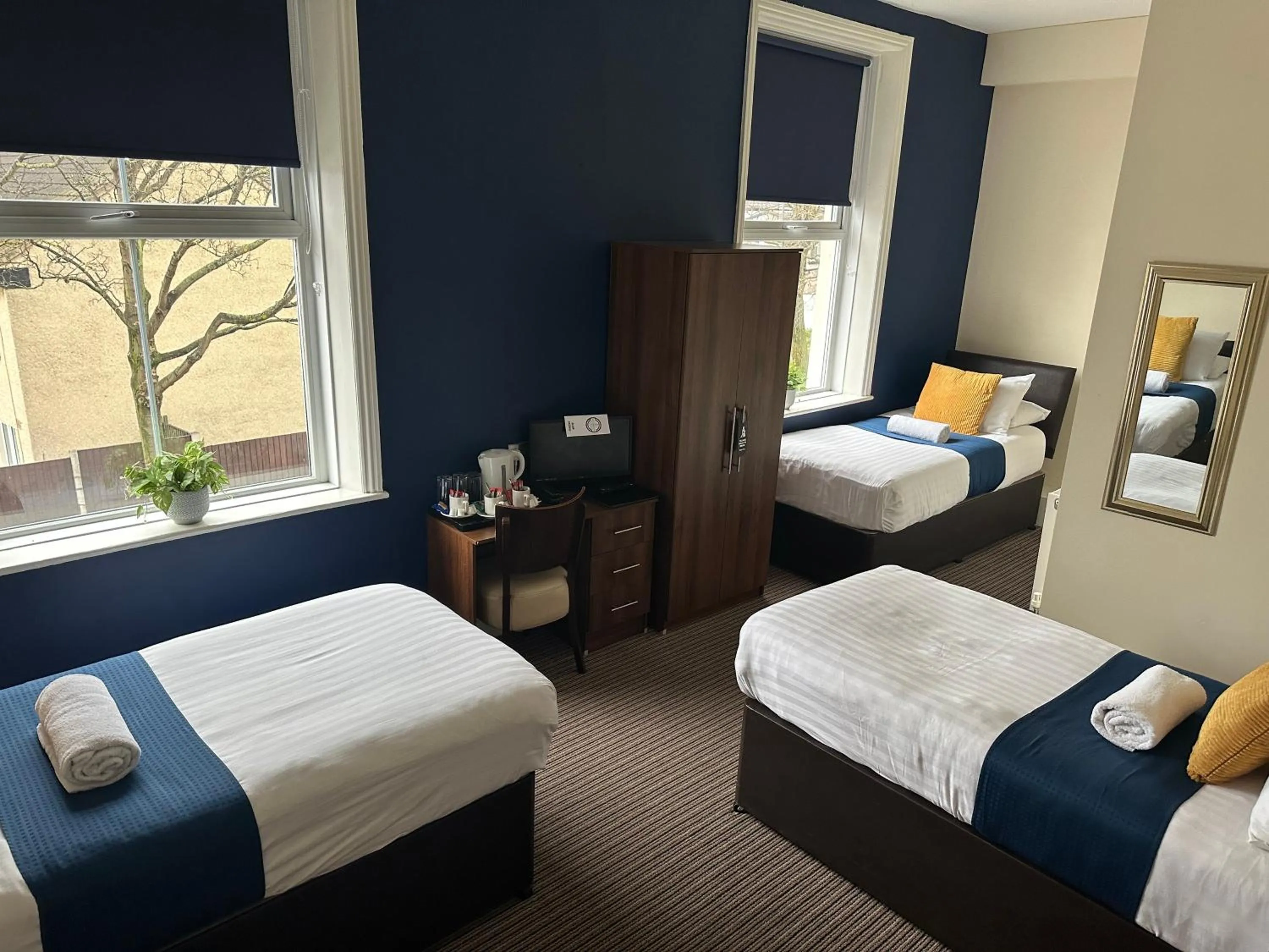 Bed in The New Brighton Hotel