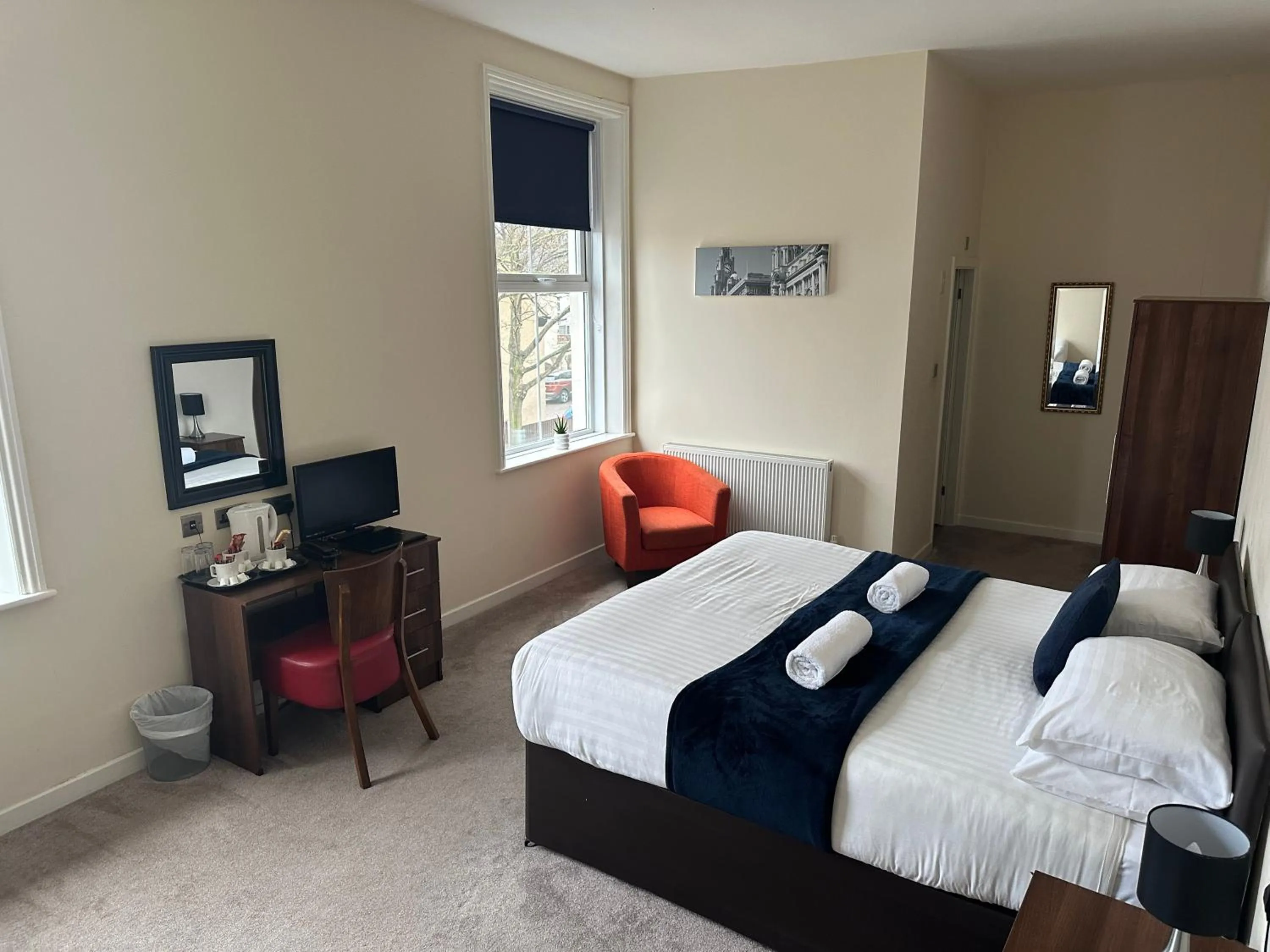 Bed in The New Brighton Hotel