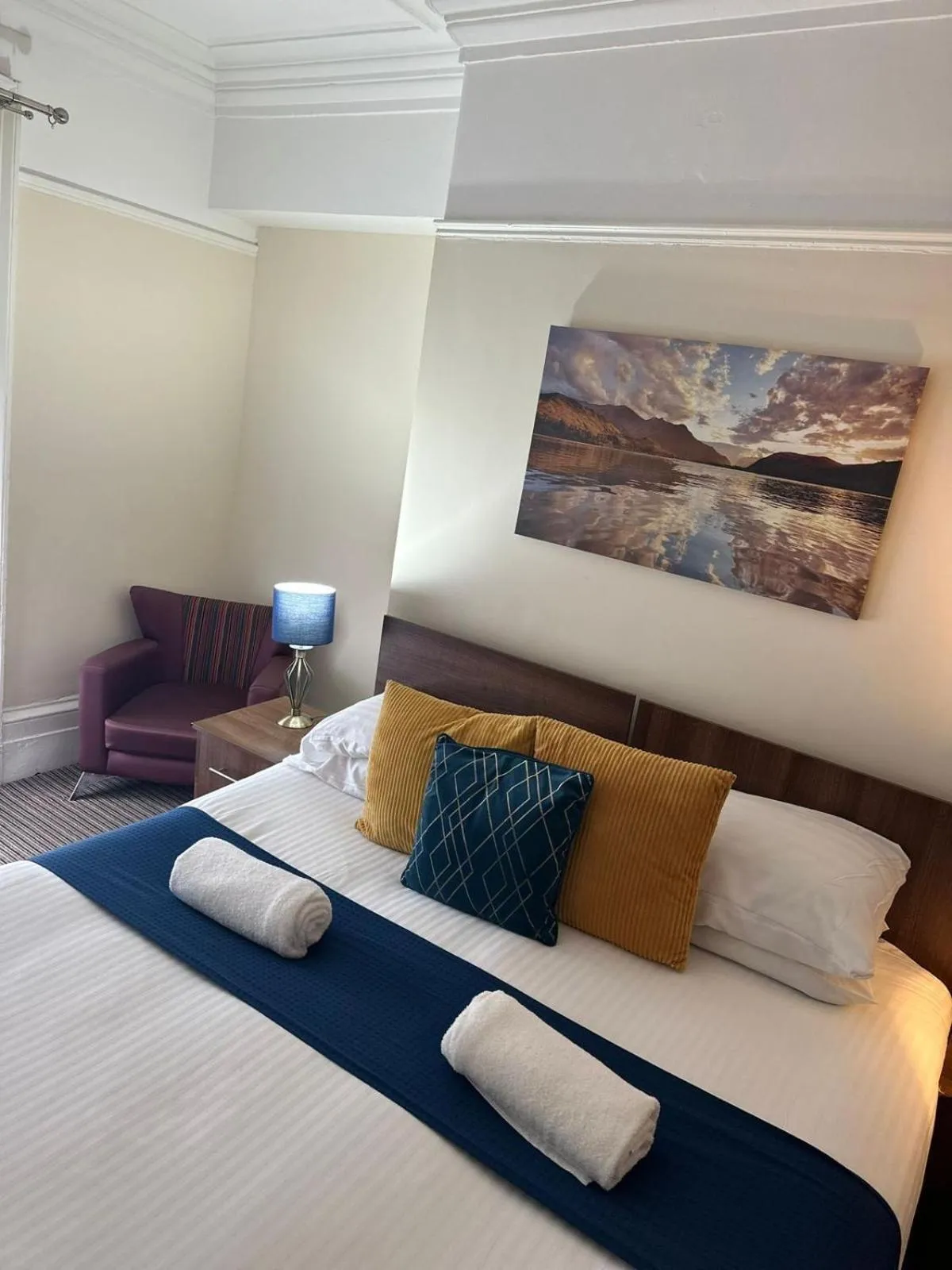 Bed in The New Brighton Hotel