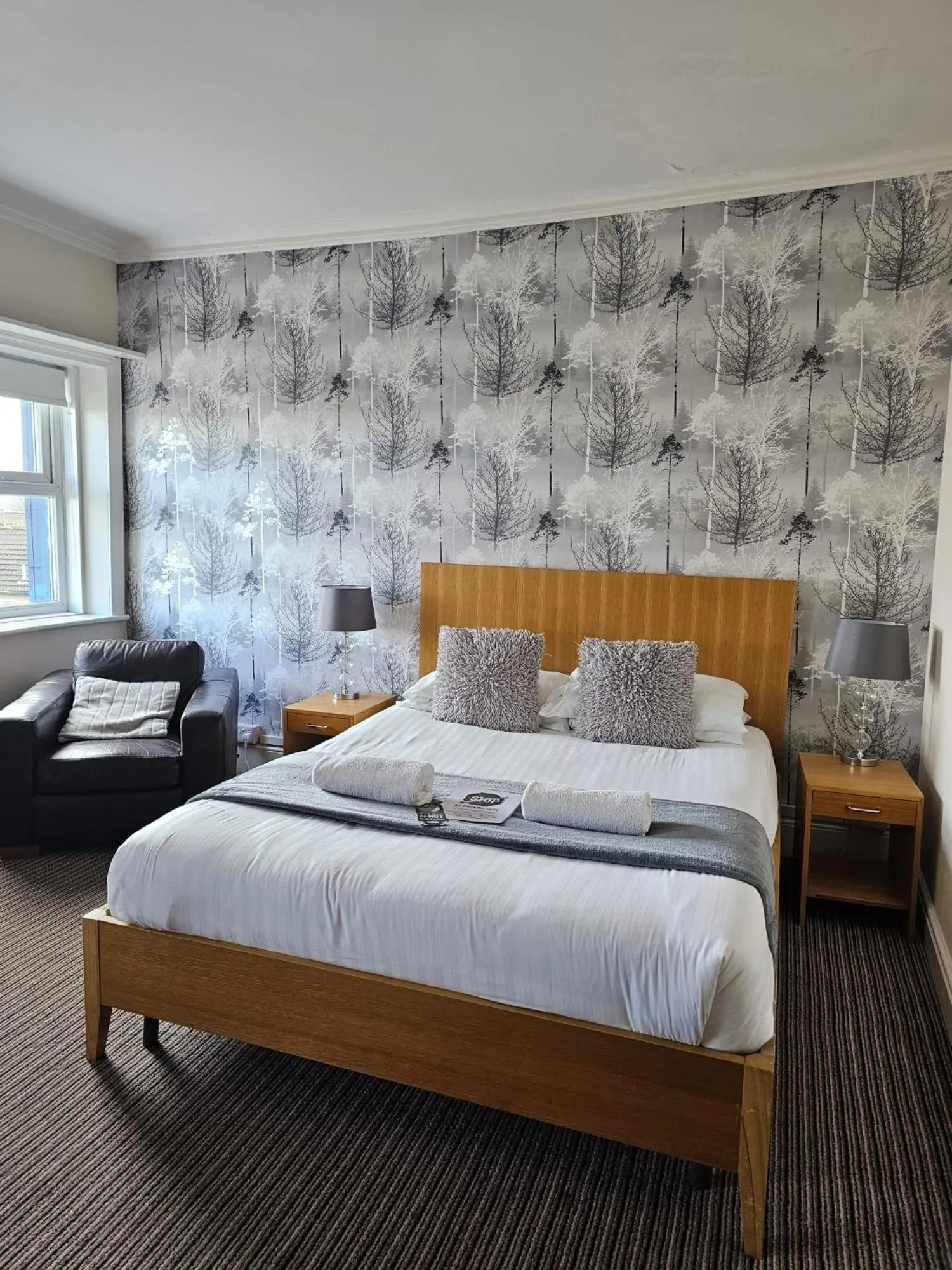 Bed in The New Brighton Hotel