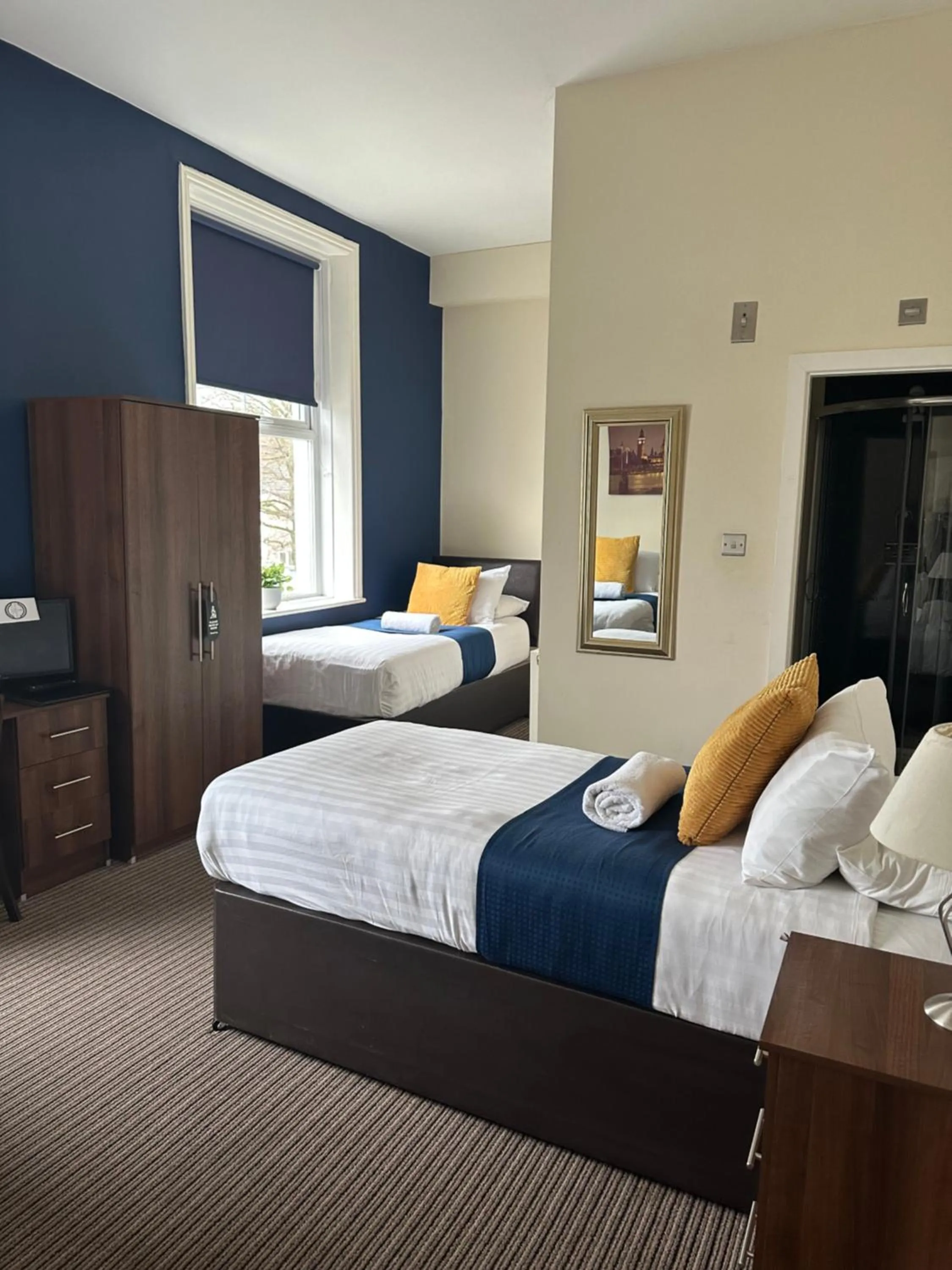 Bed in The New Brighton Hotel