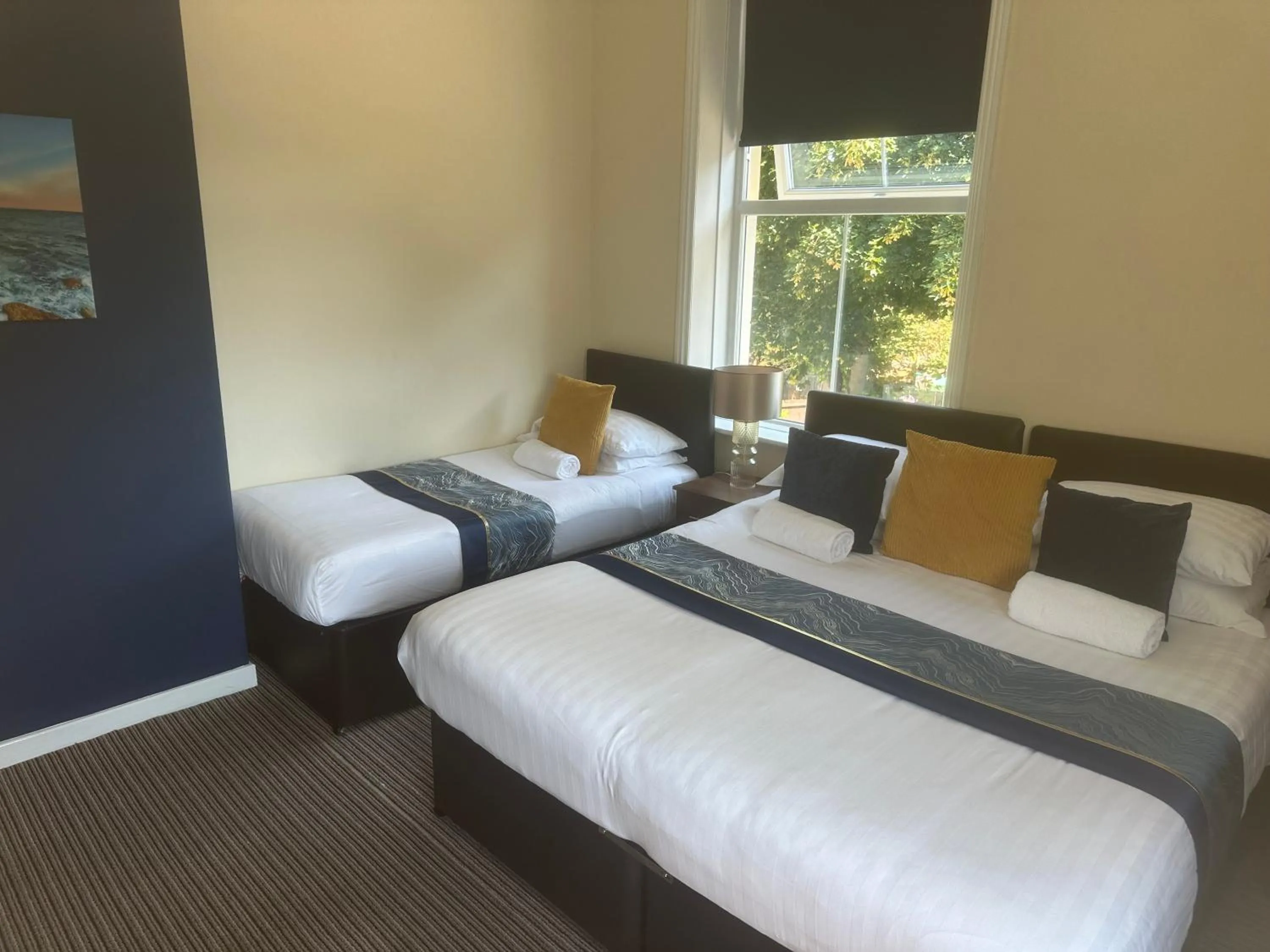 Bed in The New Brighton Hotel