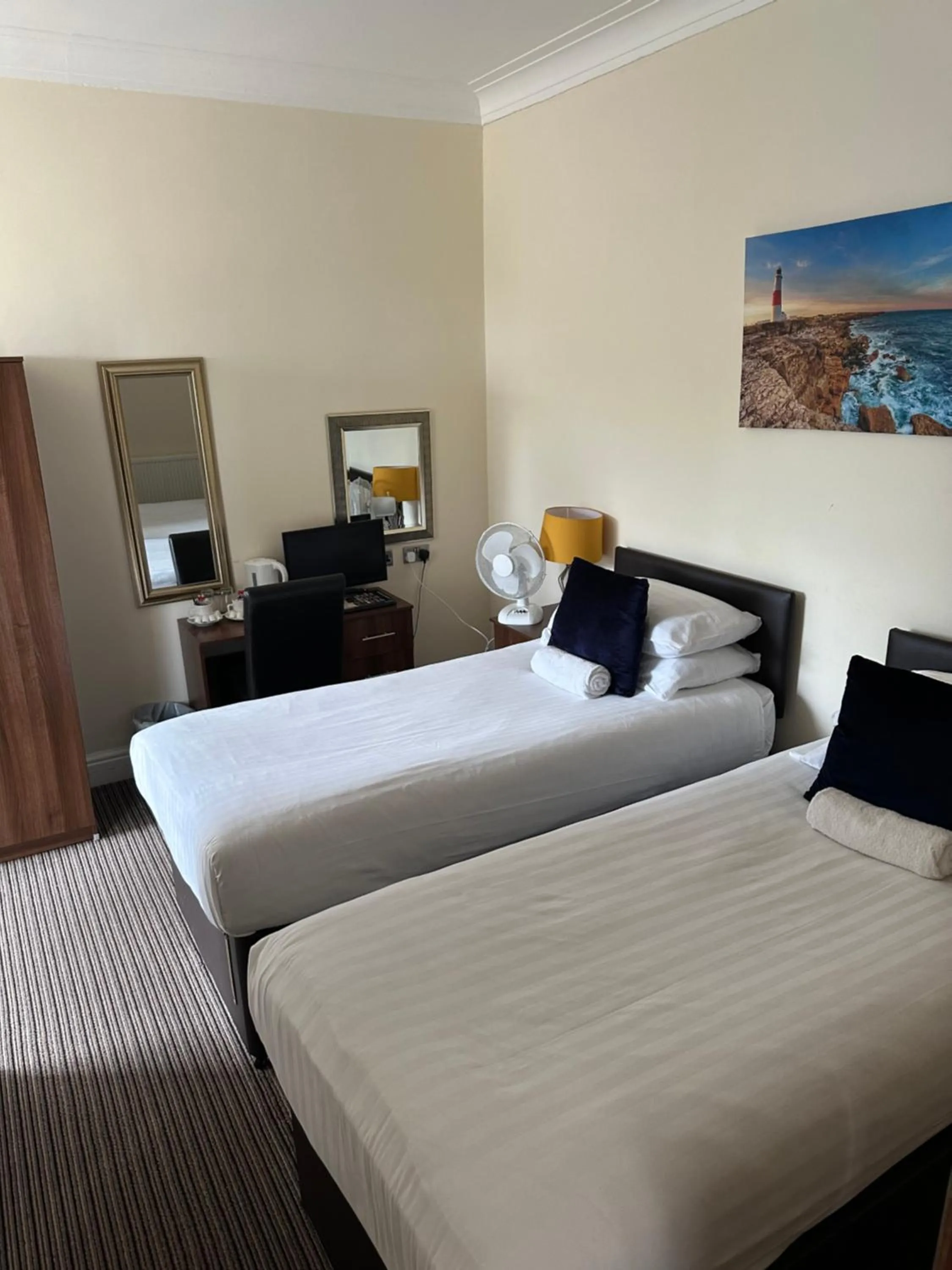 Bed in The New Brighton Hotel