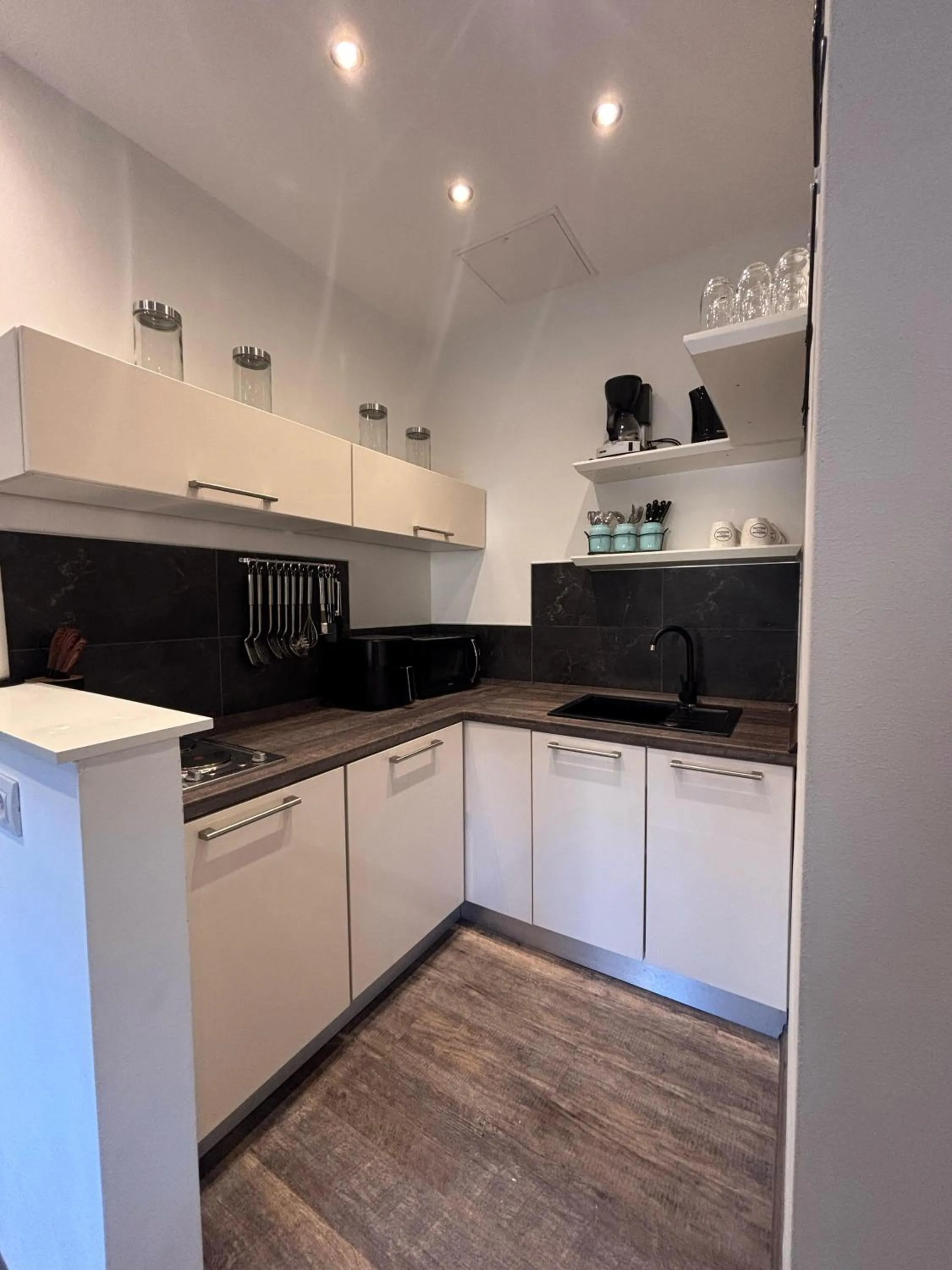 kitchen in Apartmenthaus Wertheim