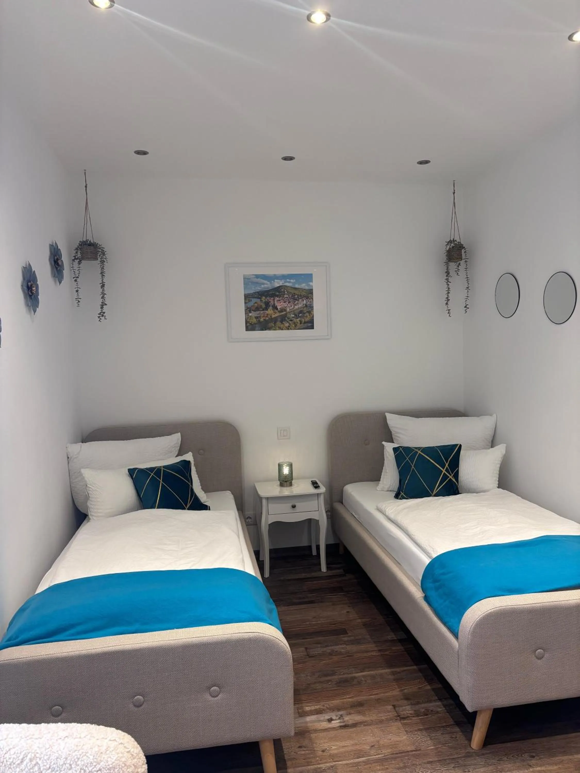 Bedroom, Bed in Apartmenthaus Wertheim