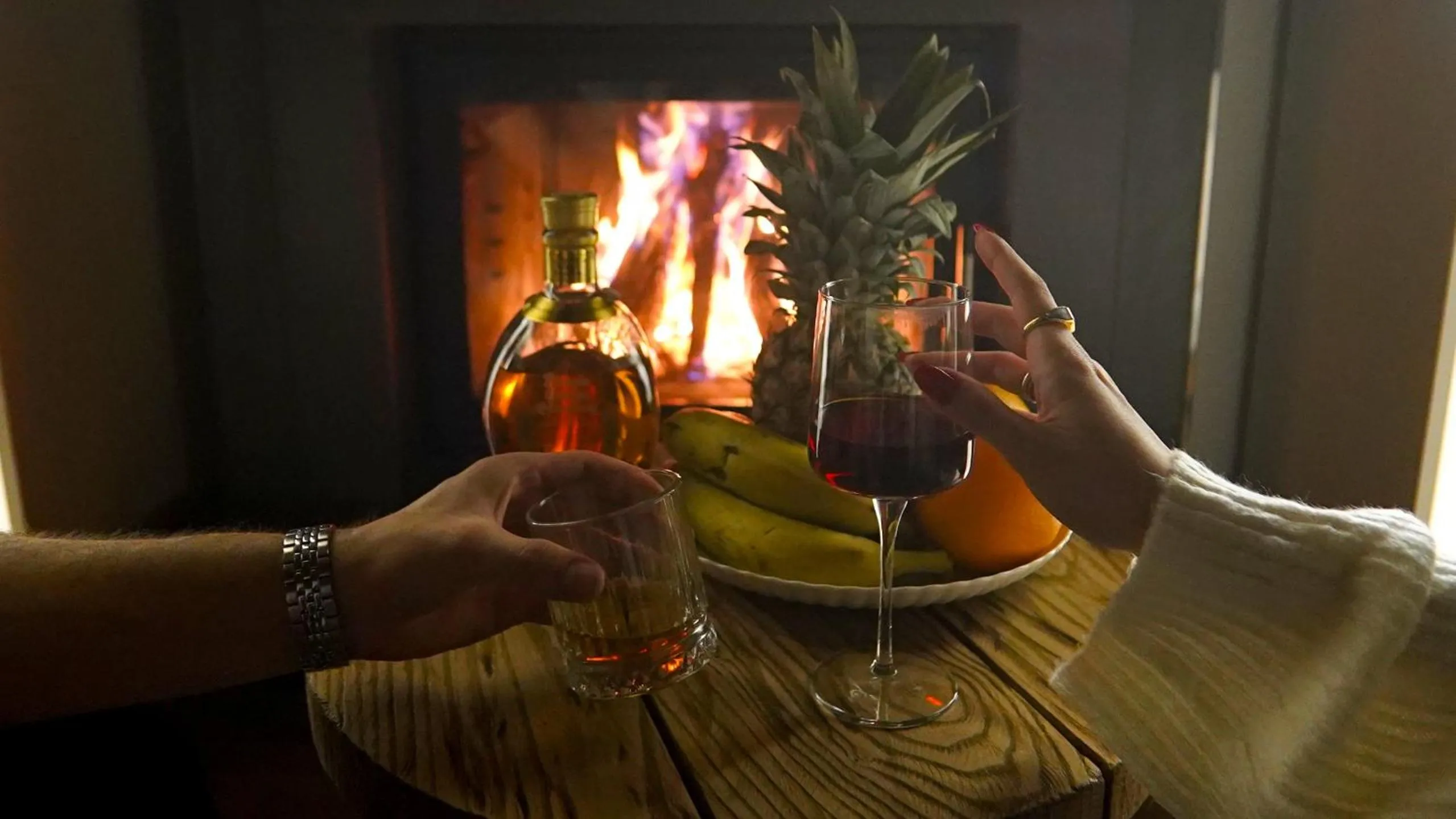 fireplace in Exclusive Hill Sapanca