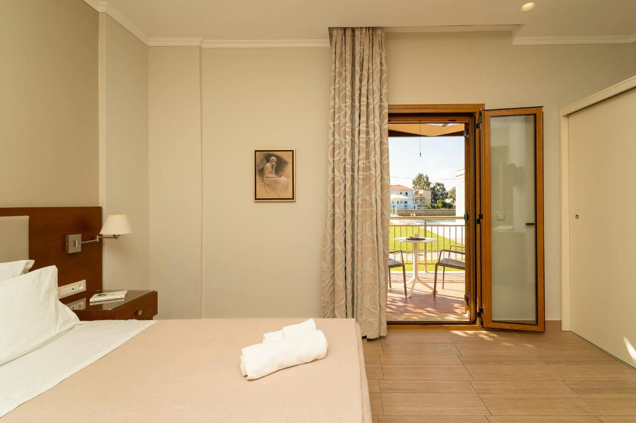 Bedroom, Bed in Niriides Luxury Villas