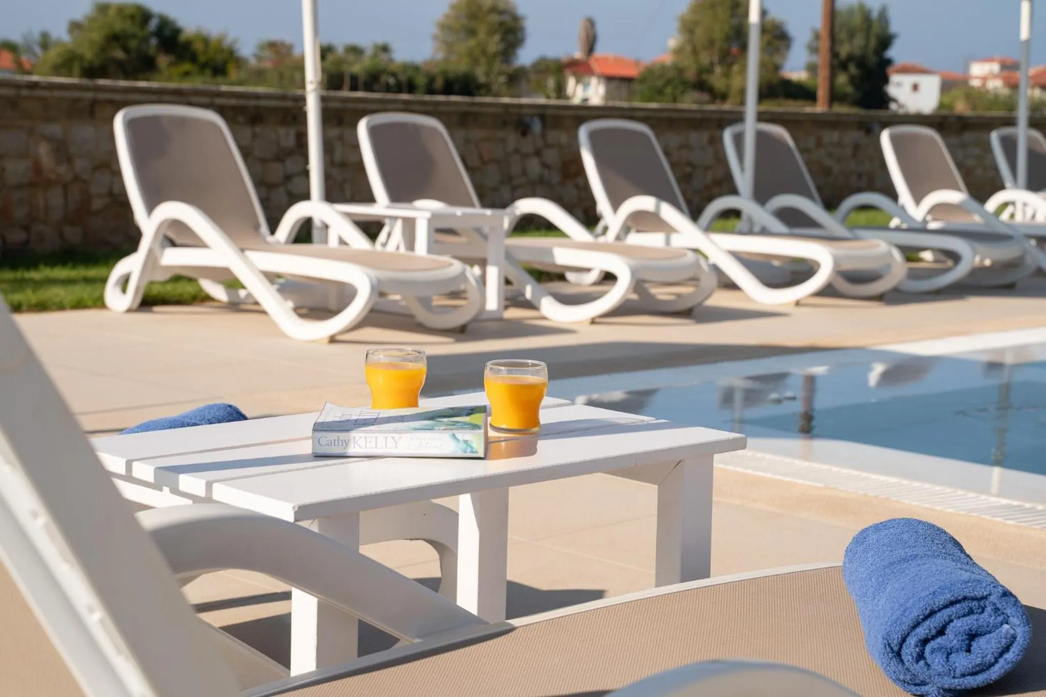 Swimming pool in Niriides Luxury Villas