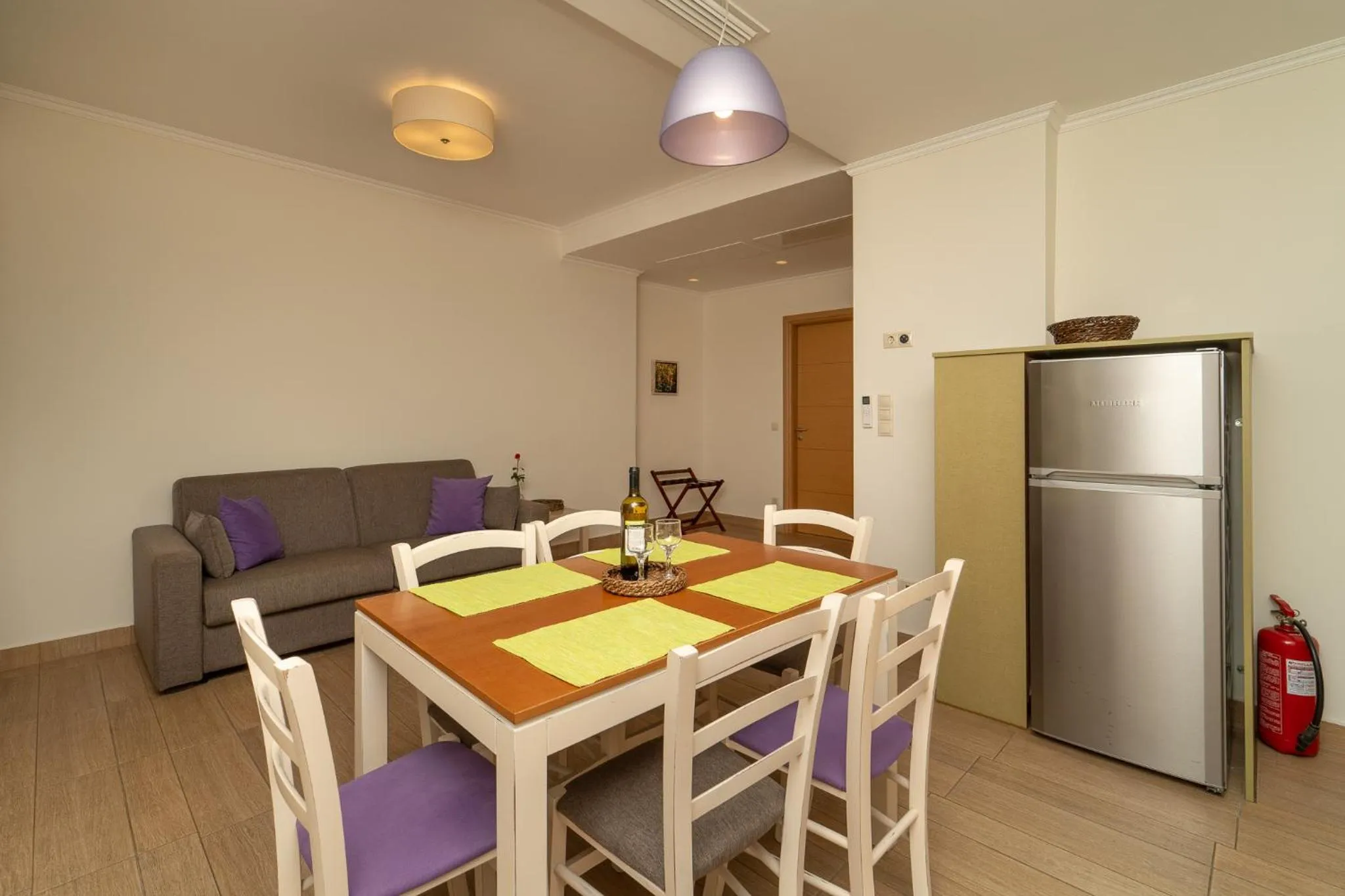 Living room in Niriides Luxury Villas