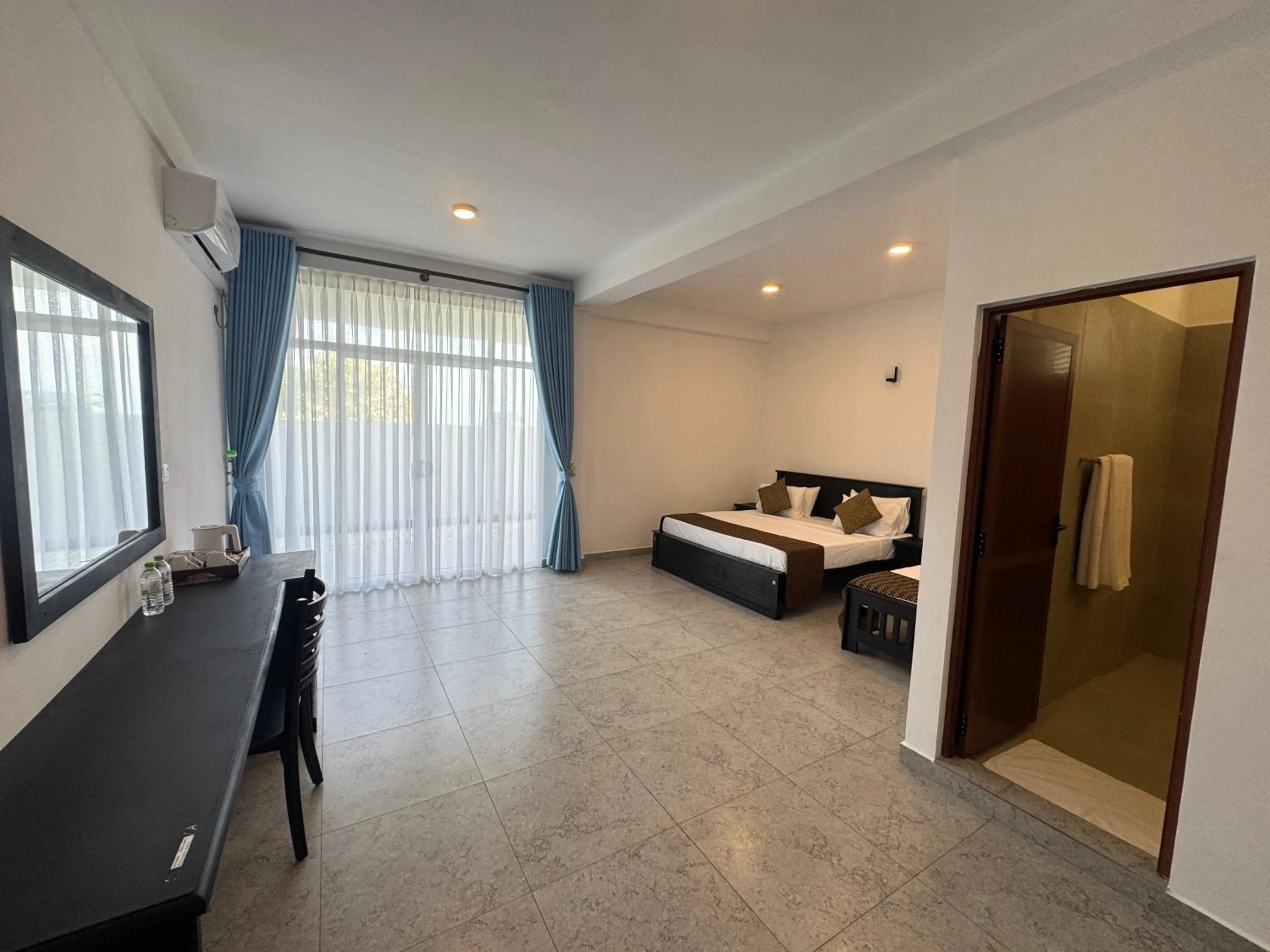 Bed in Palazzo Beach Hotel
