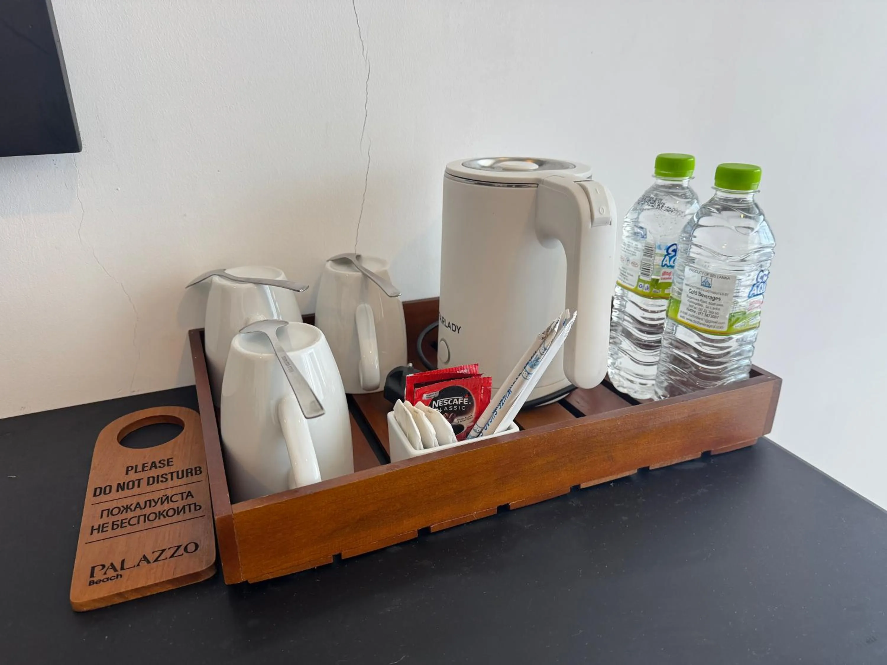 Coffee/tea facilities in Palazzo Beach Hotel