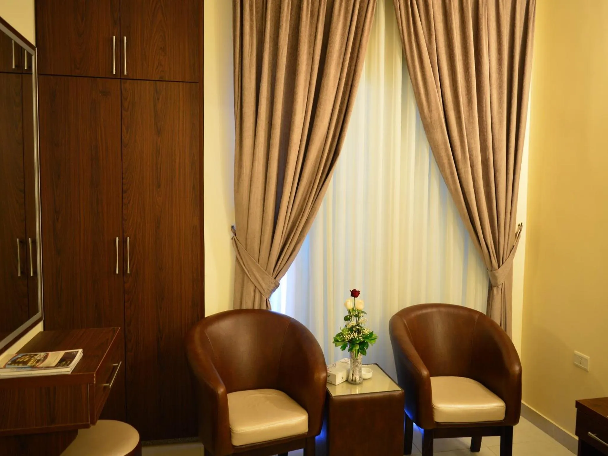 Seating area in Ream Hotel Amman