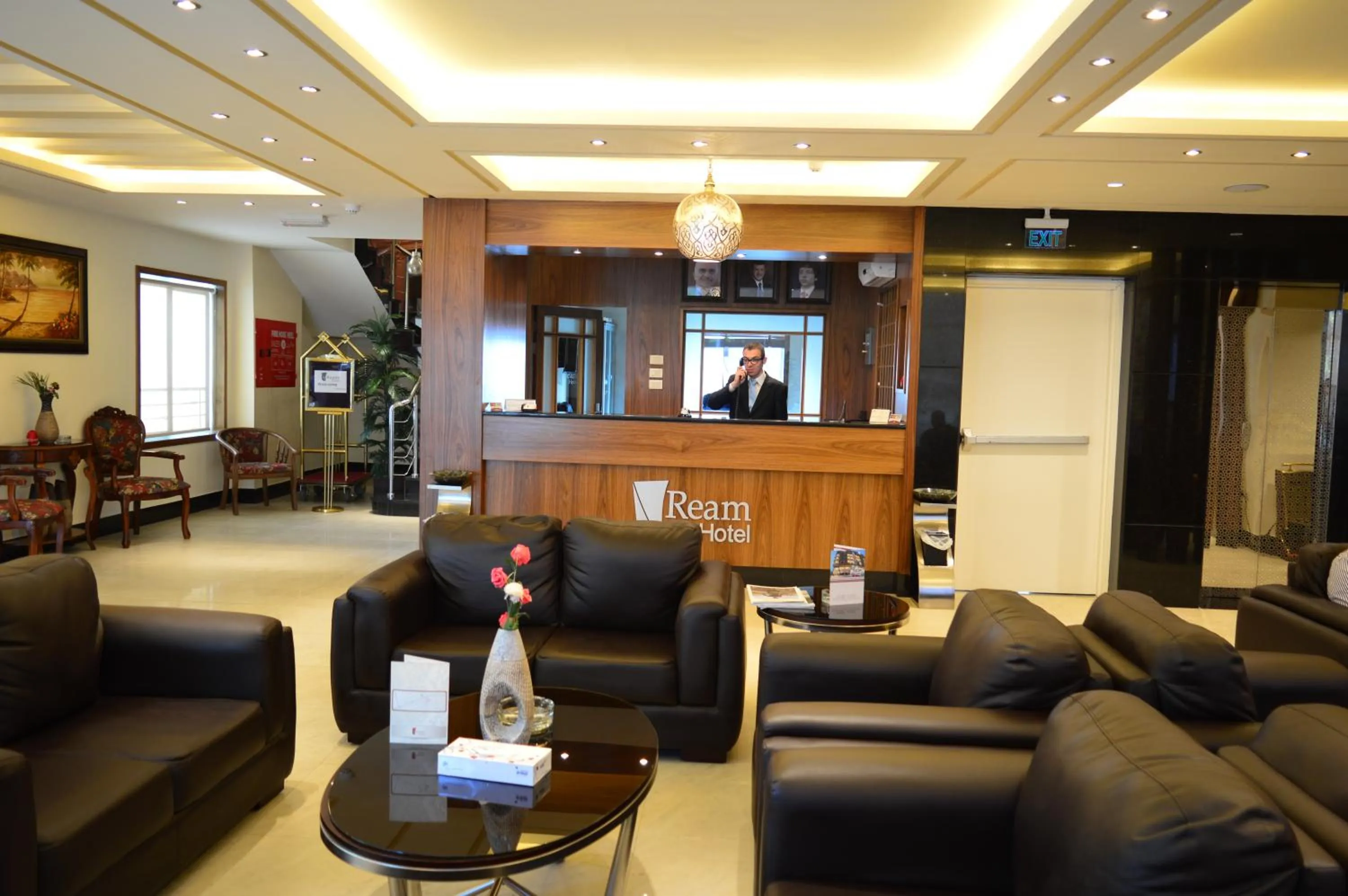 Lobby or reception in Ream Hotel Amman
