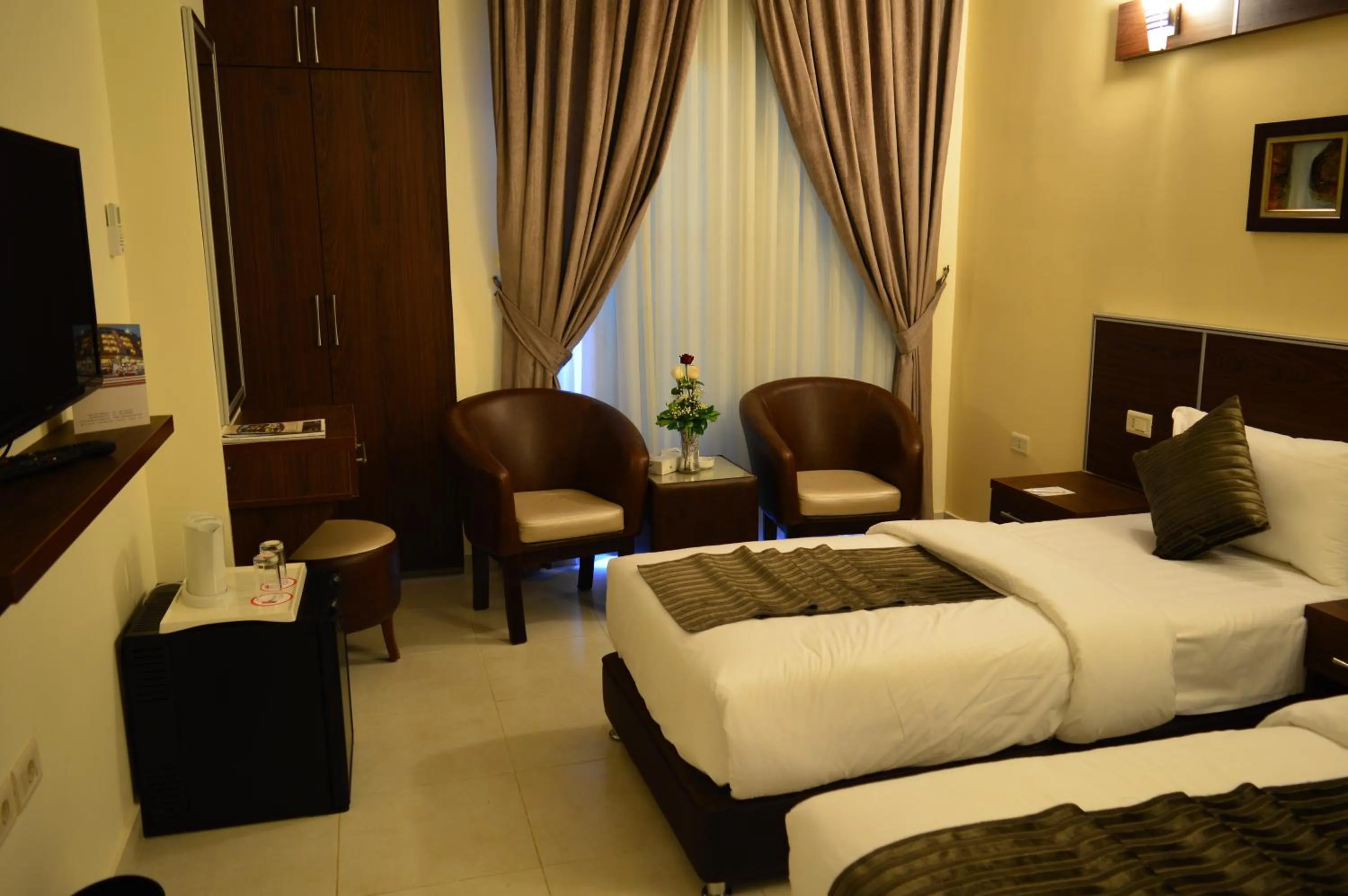 Bedroom, Bed in Ream Hotel Amman