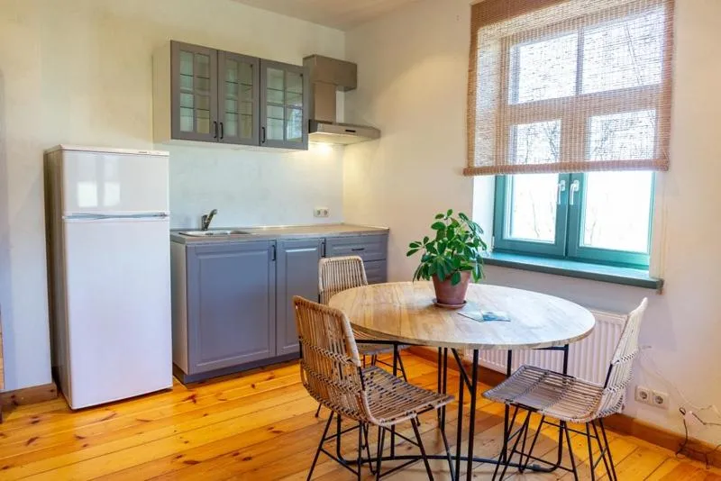 Kitchen or kitchenette in Rožmalas