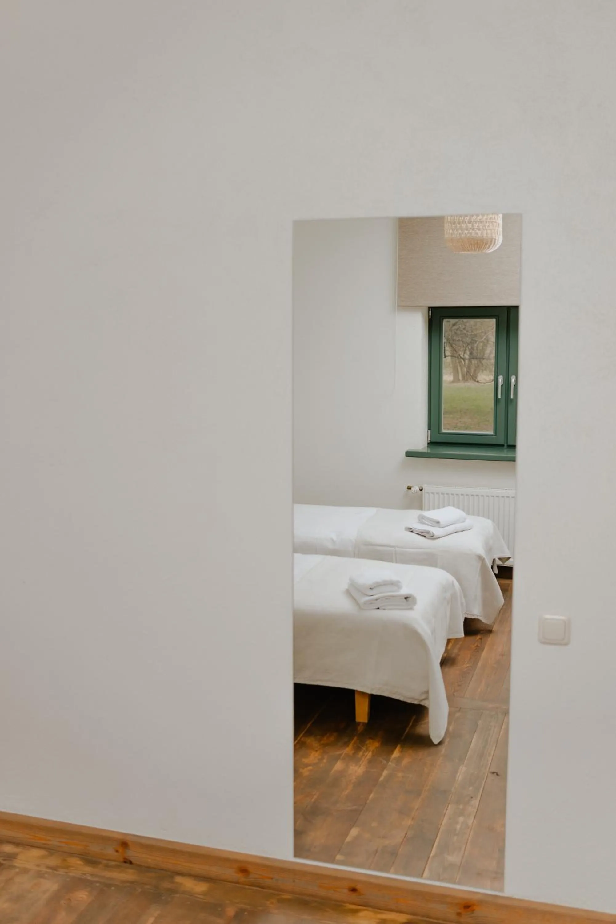 Photo of the whole room, Bed in Rožmalas