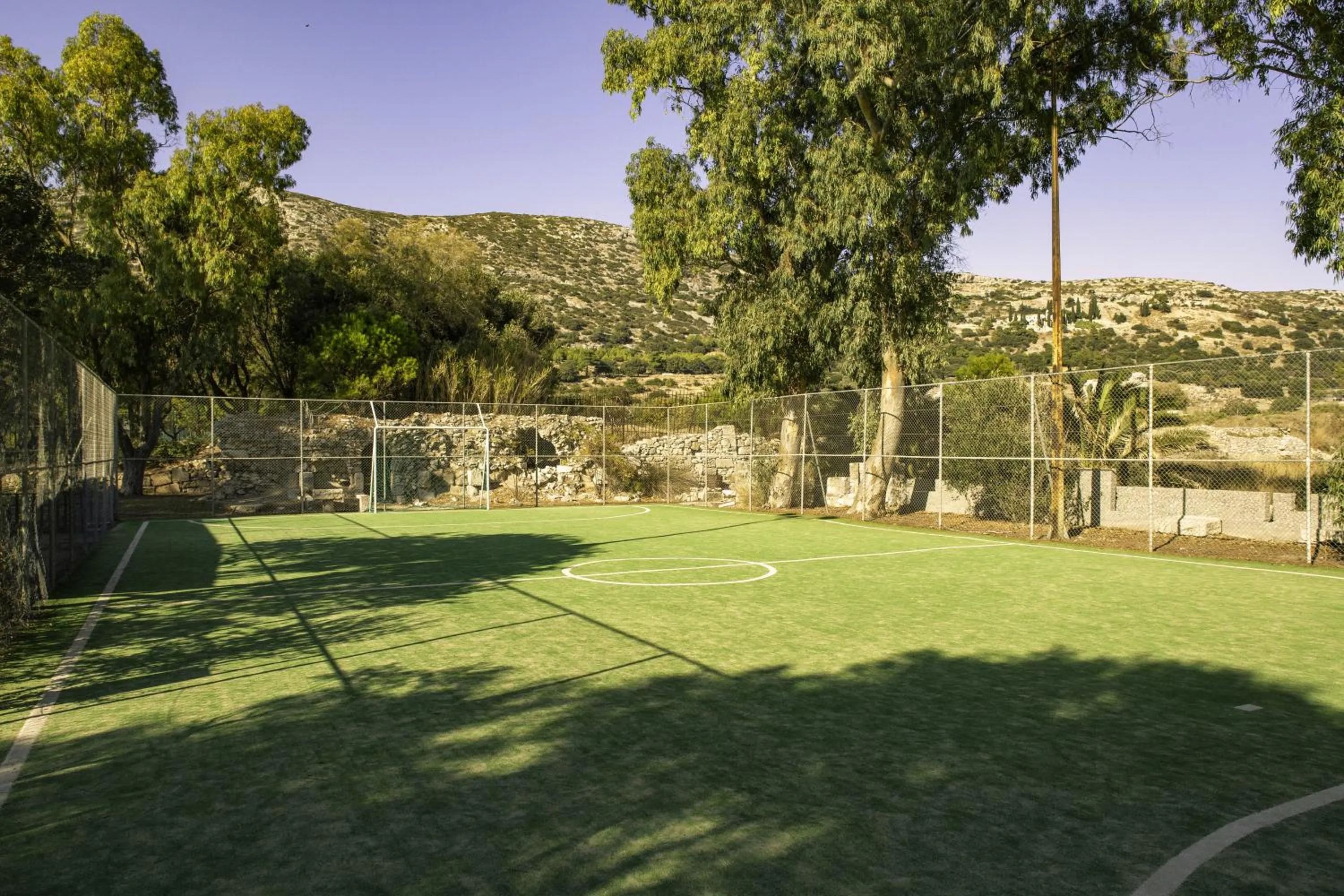 Tennis court in Doryssa Seaside Resort