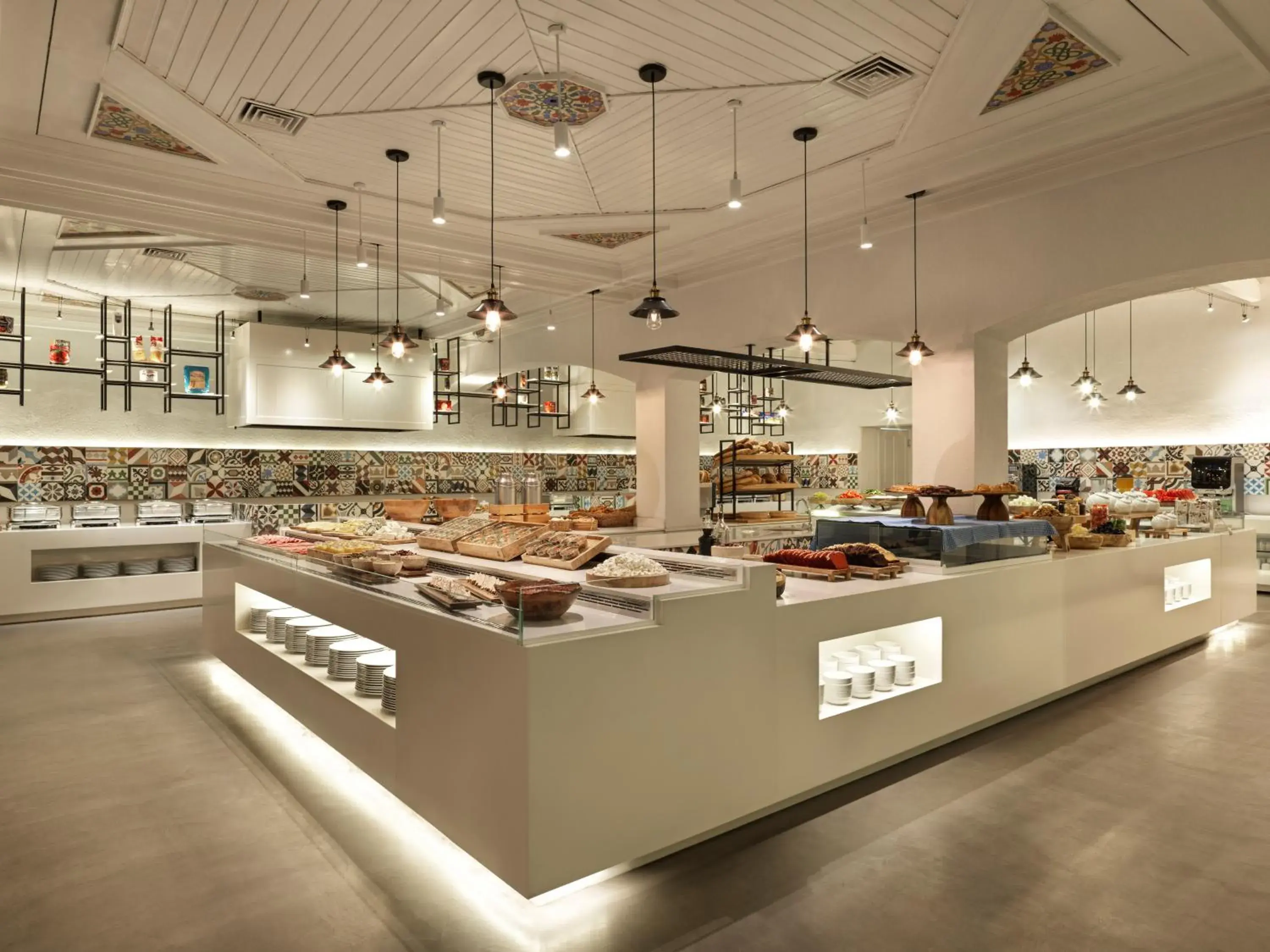 Buffet breakfast in Doryssa Seaside Resort Buffet breakfast in Doryssa Seaside Resort