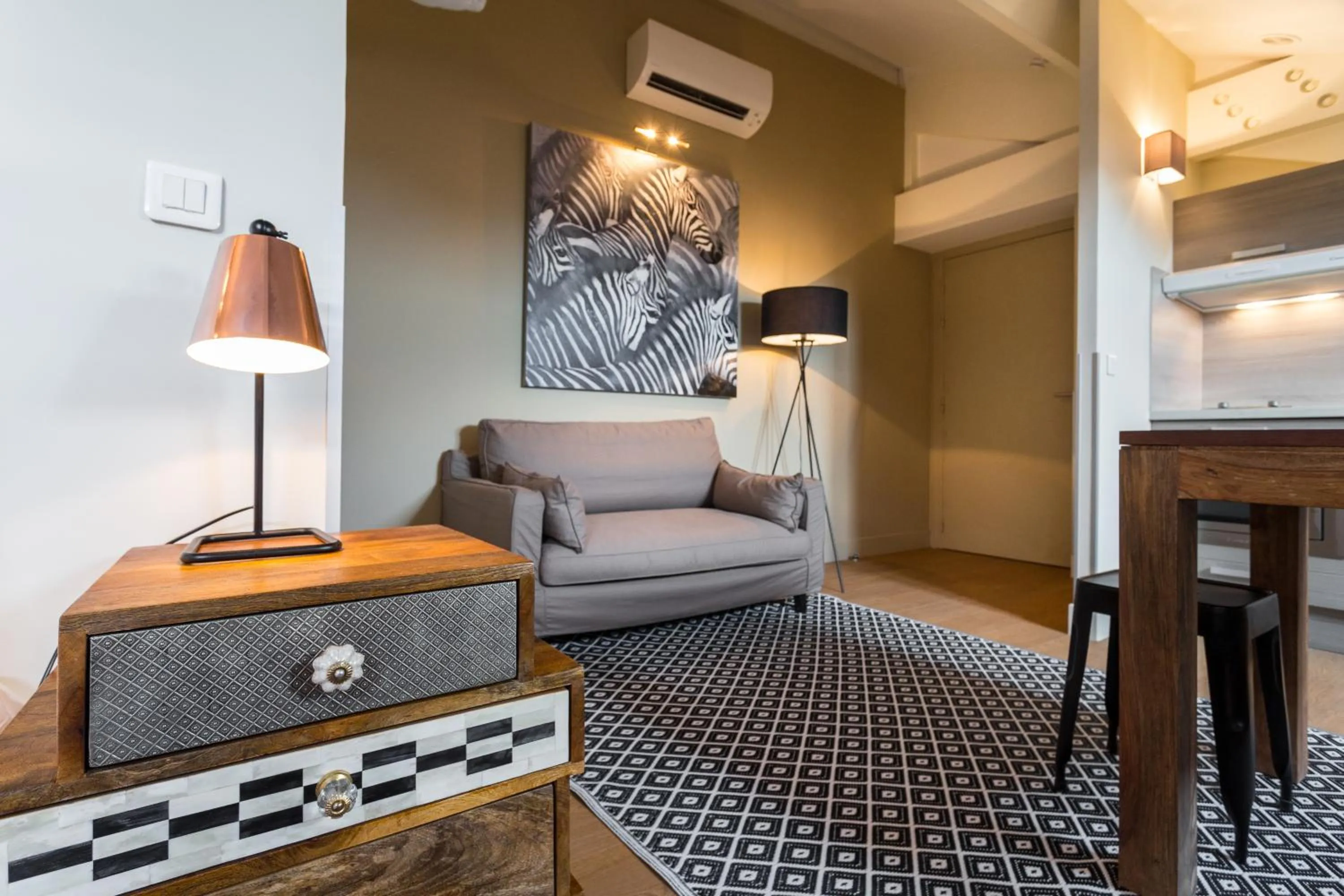 Seating area in Florella Jean Jaures Apartment