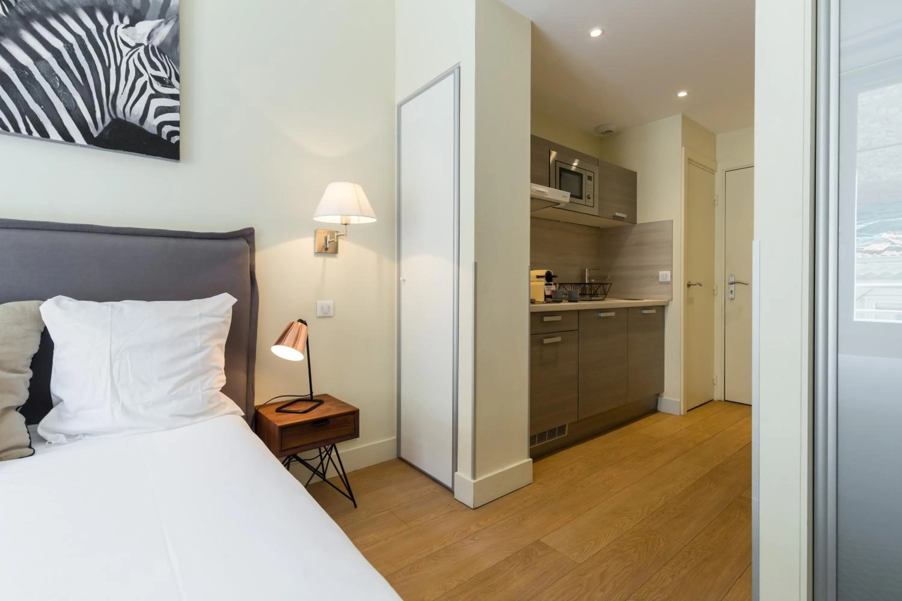 Area and facilities, Bed in Florella Jean Jaures Apartment