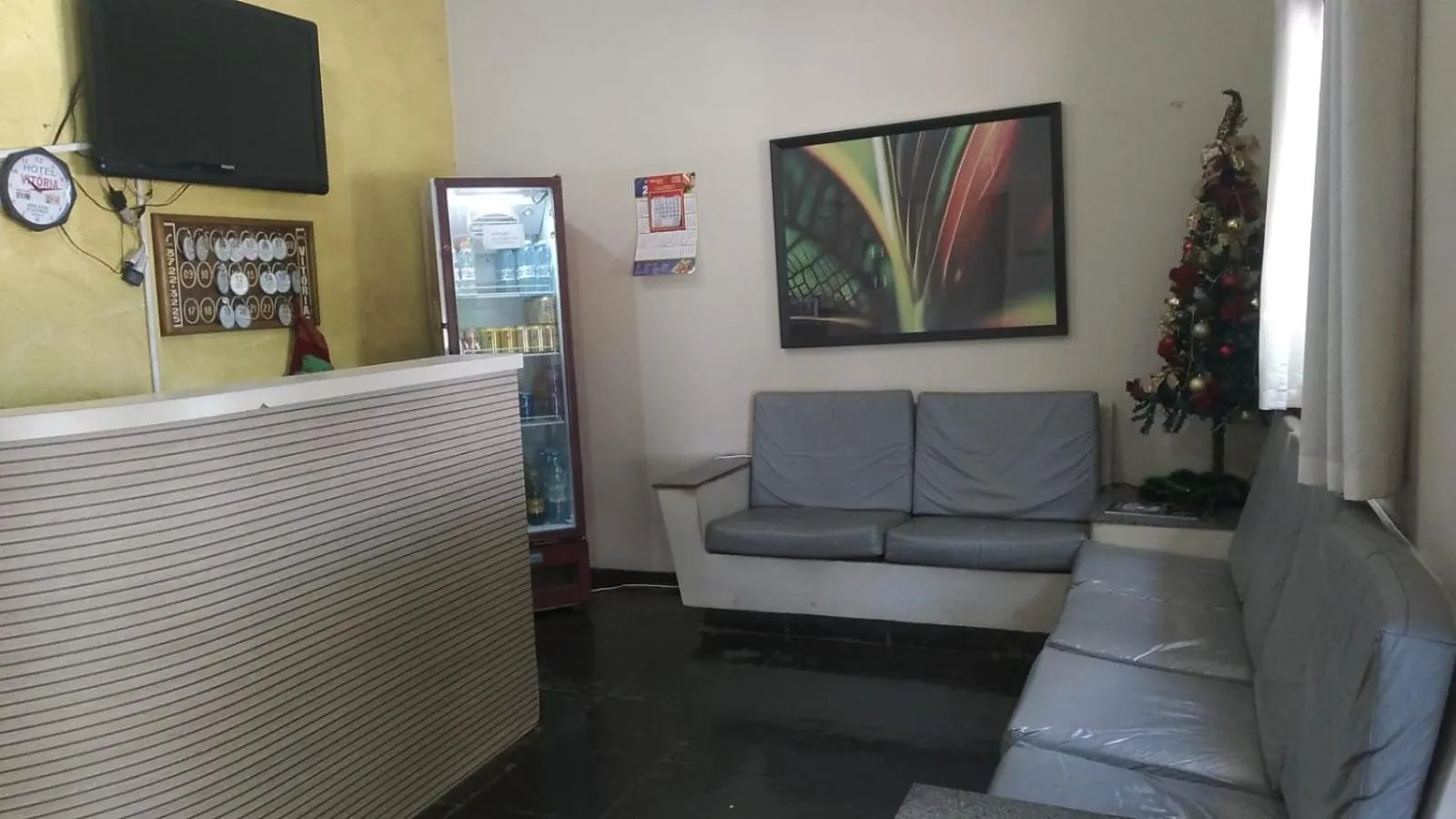 Lobby or reception in Hotel Vitoria Andradina