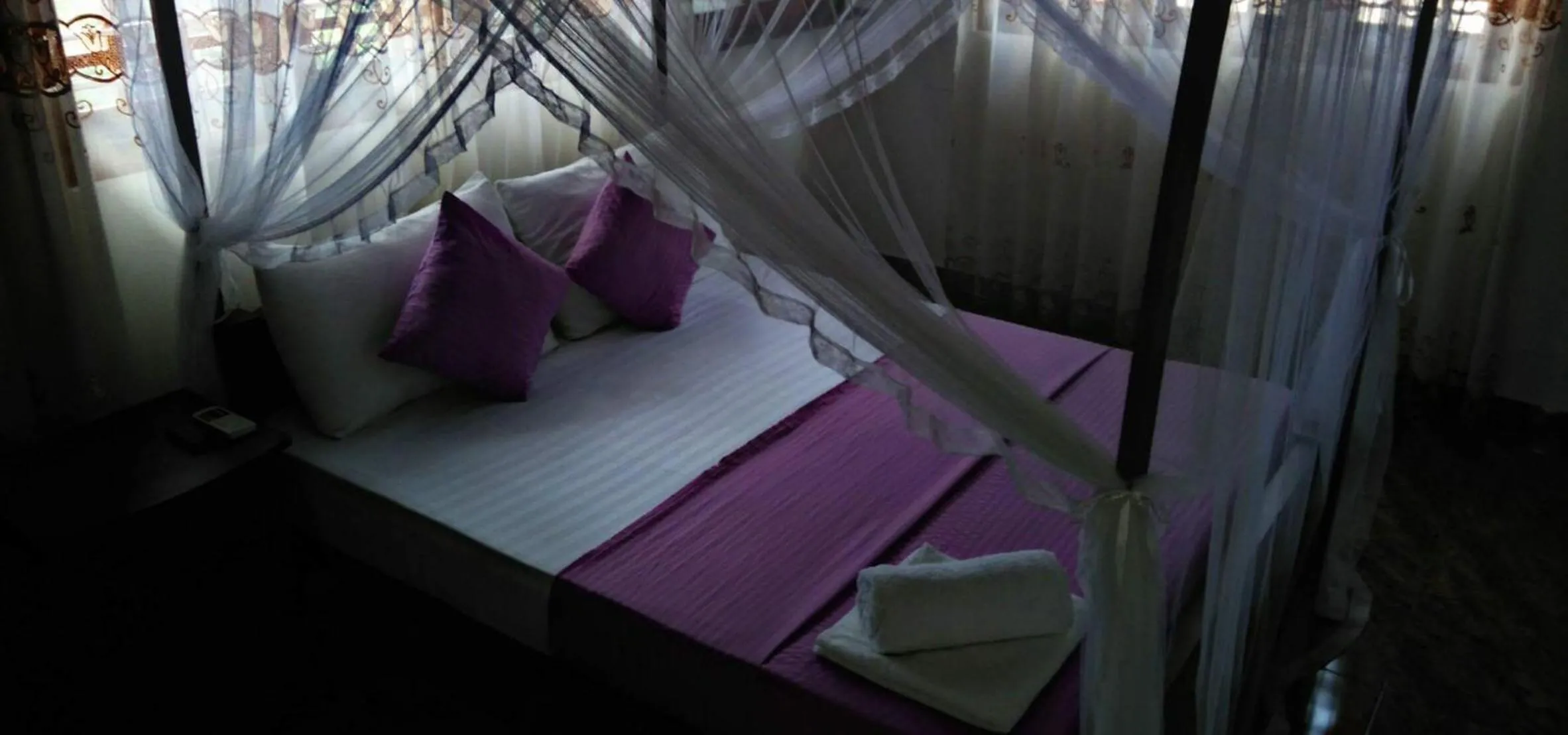 Bed in Deutsche Villa