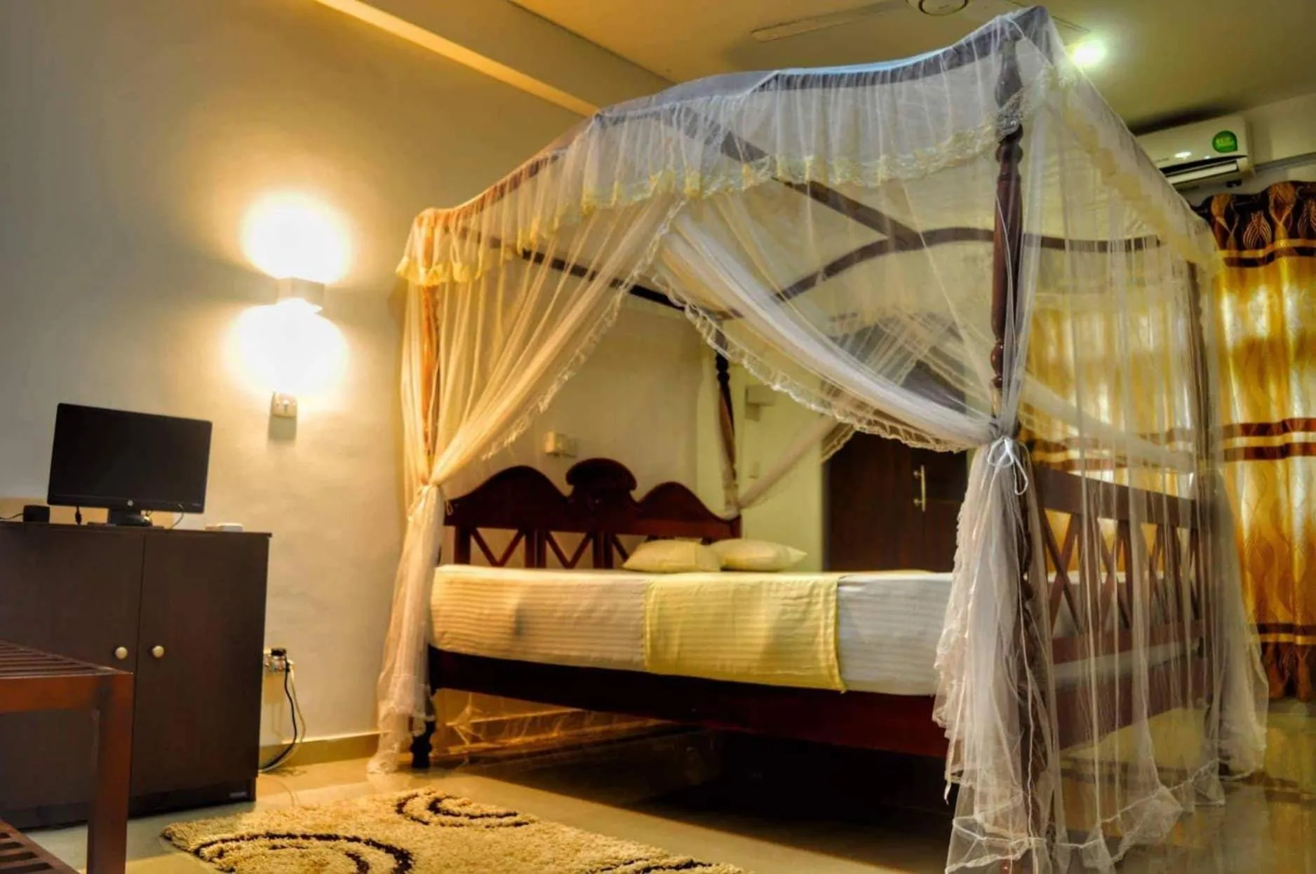 Bed in Deutsche Villa