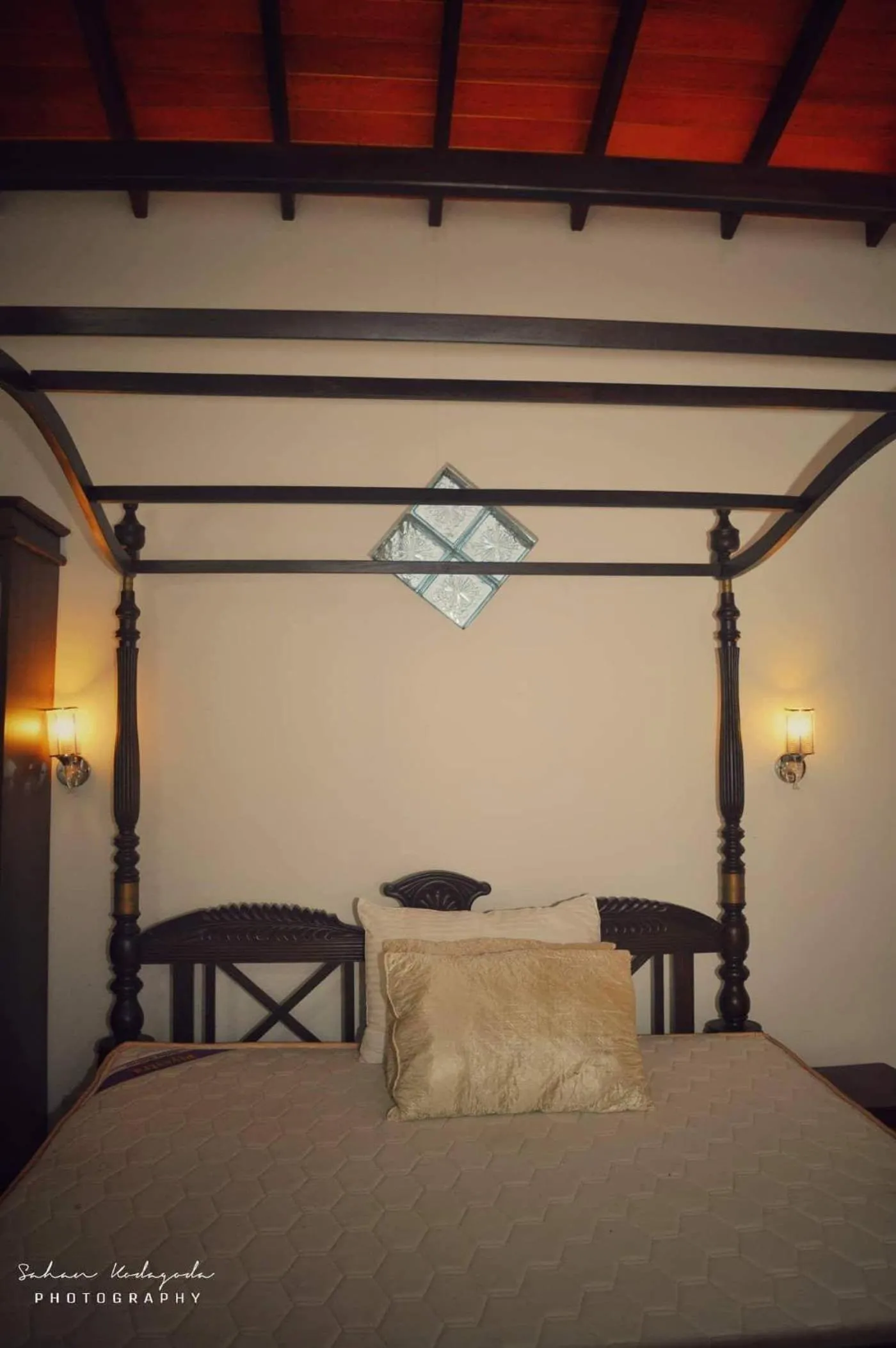 Bed in Deutsche Villa