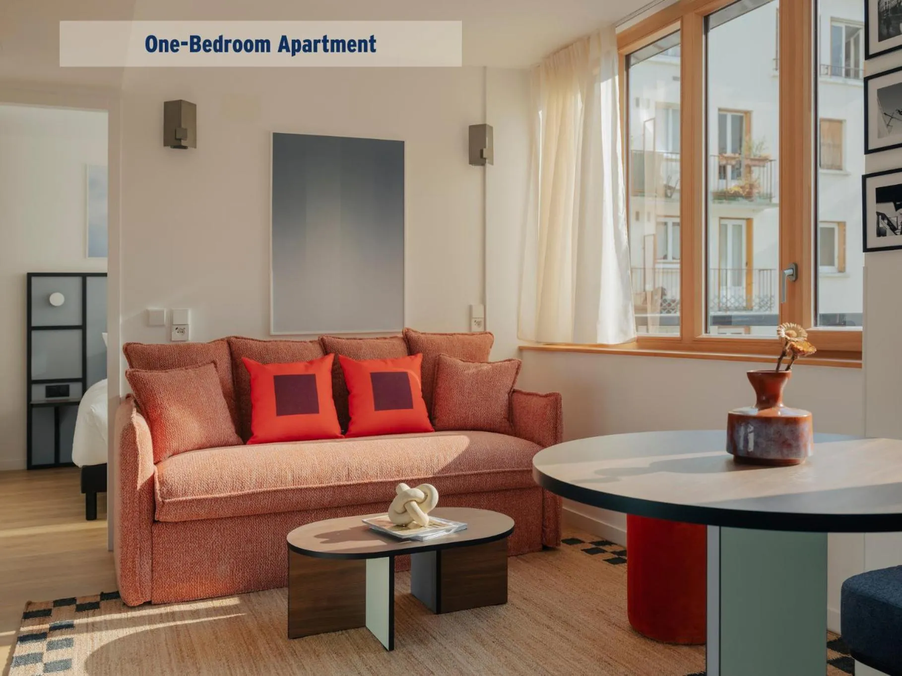 Living room in Edgar Suites Hameau - Porte de Versailles