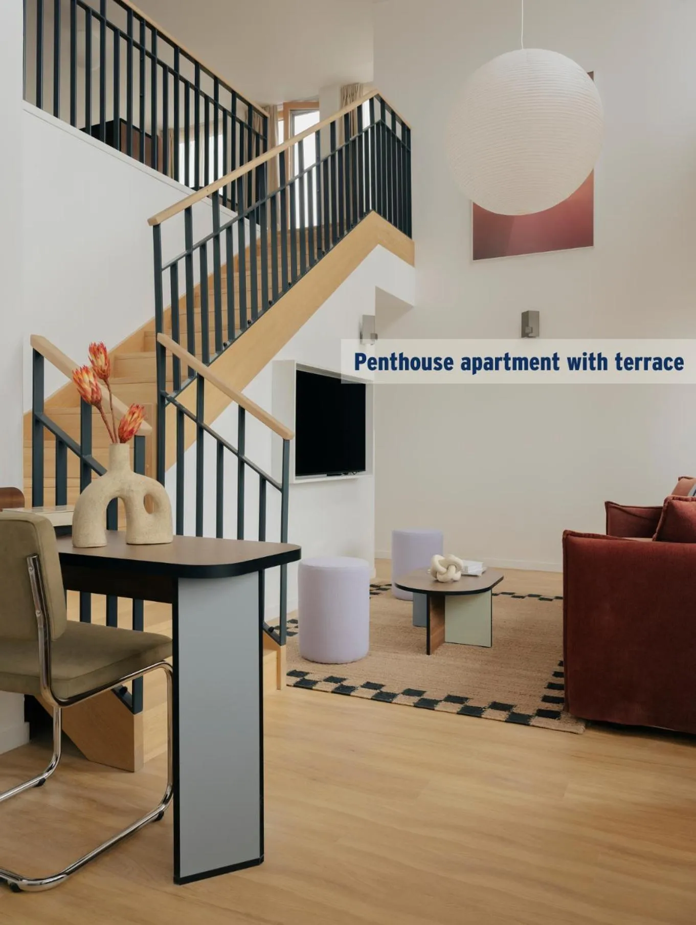 Seating area in Edgar Suites Hameau - Porte de Versailles