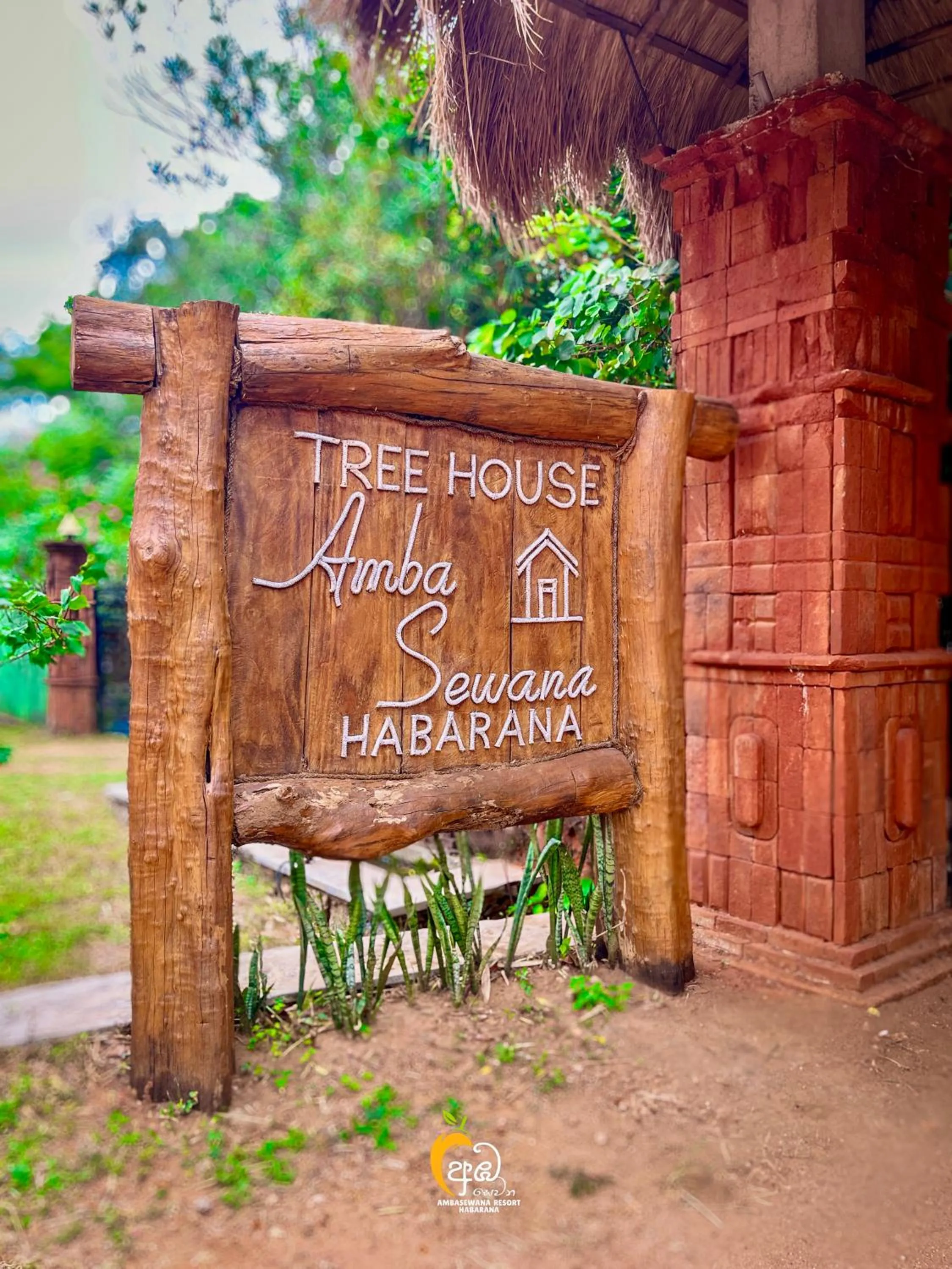 Facade/entrance in Habarana Tree House Ambasewana Resort