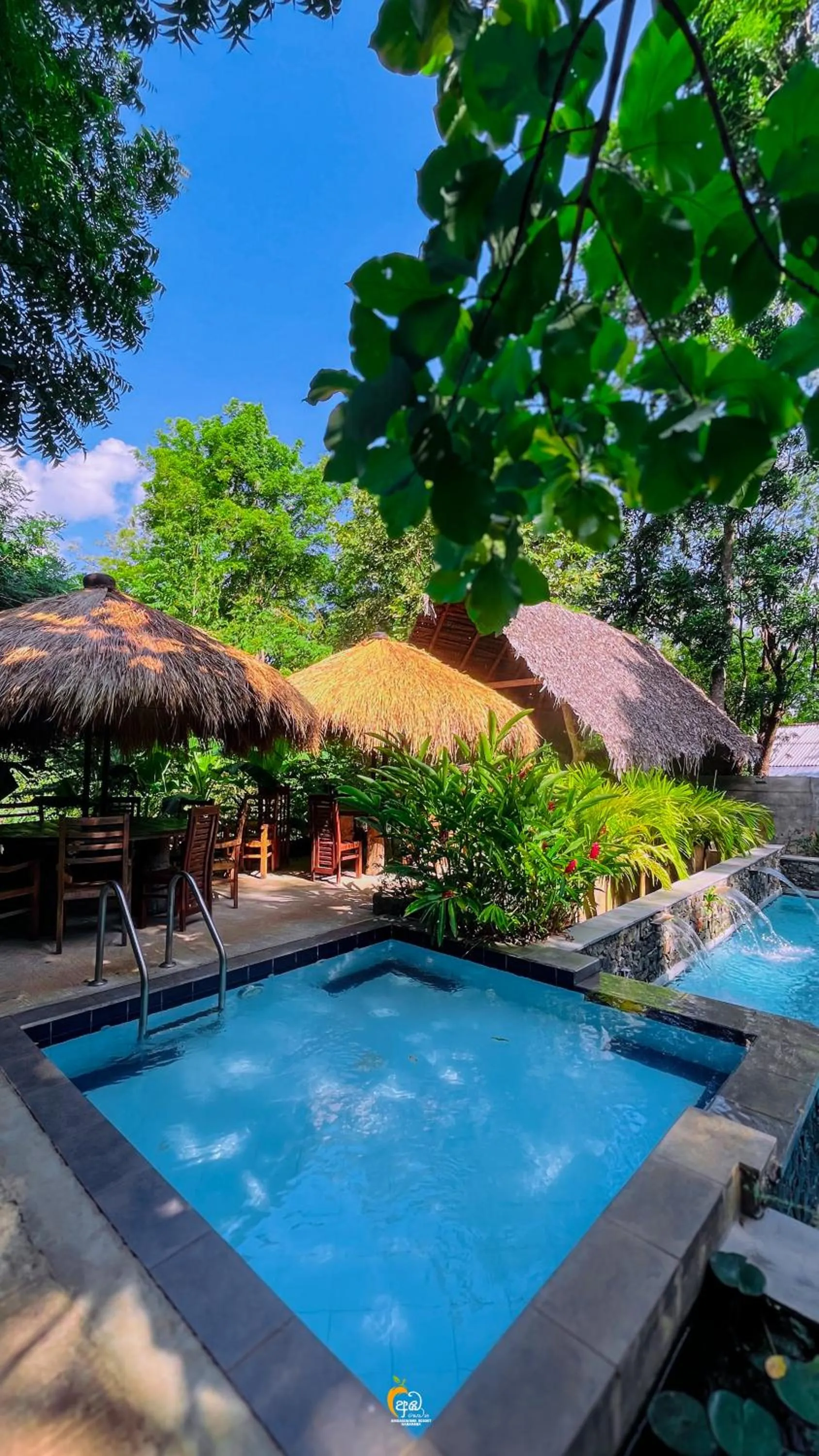 Pool view in Habarana Tree House Ambasewana Resort